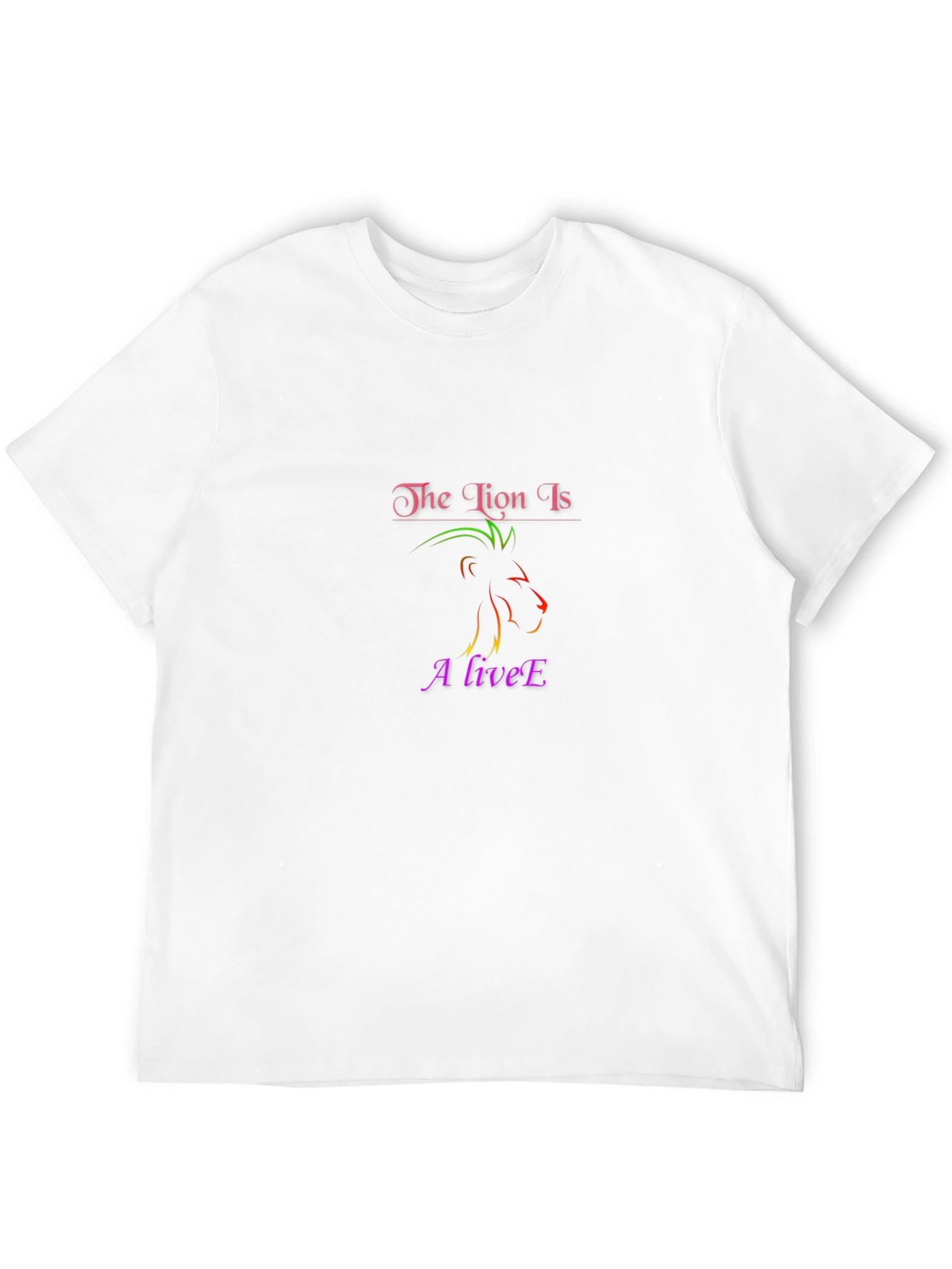 The Lion Is Alive Graphic T-Shirt - Black