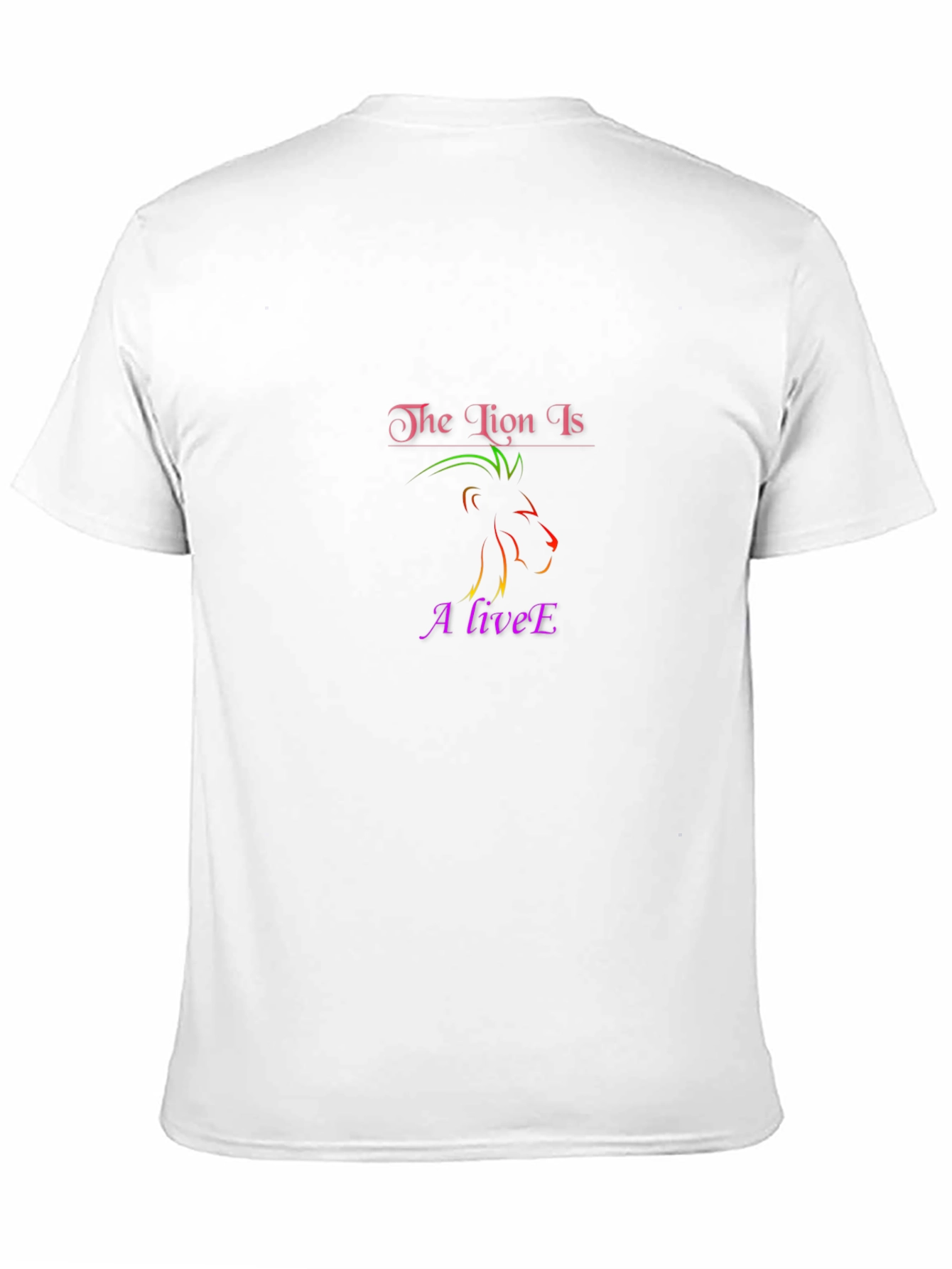 The Lion Is Alive Graphic T-Shirt - Black