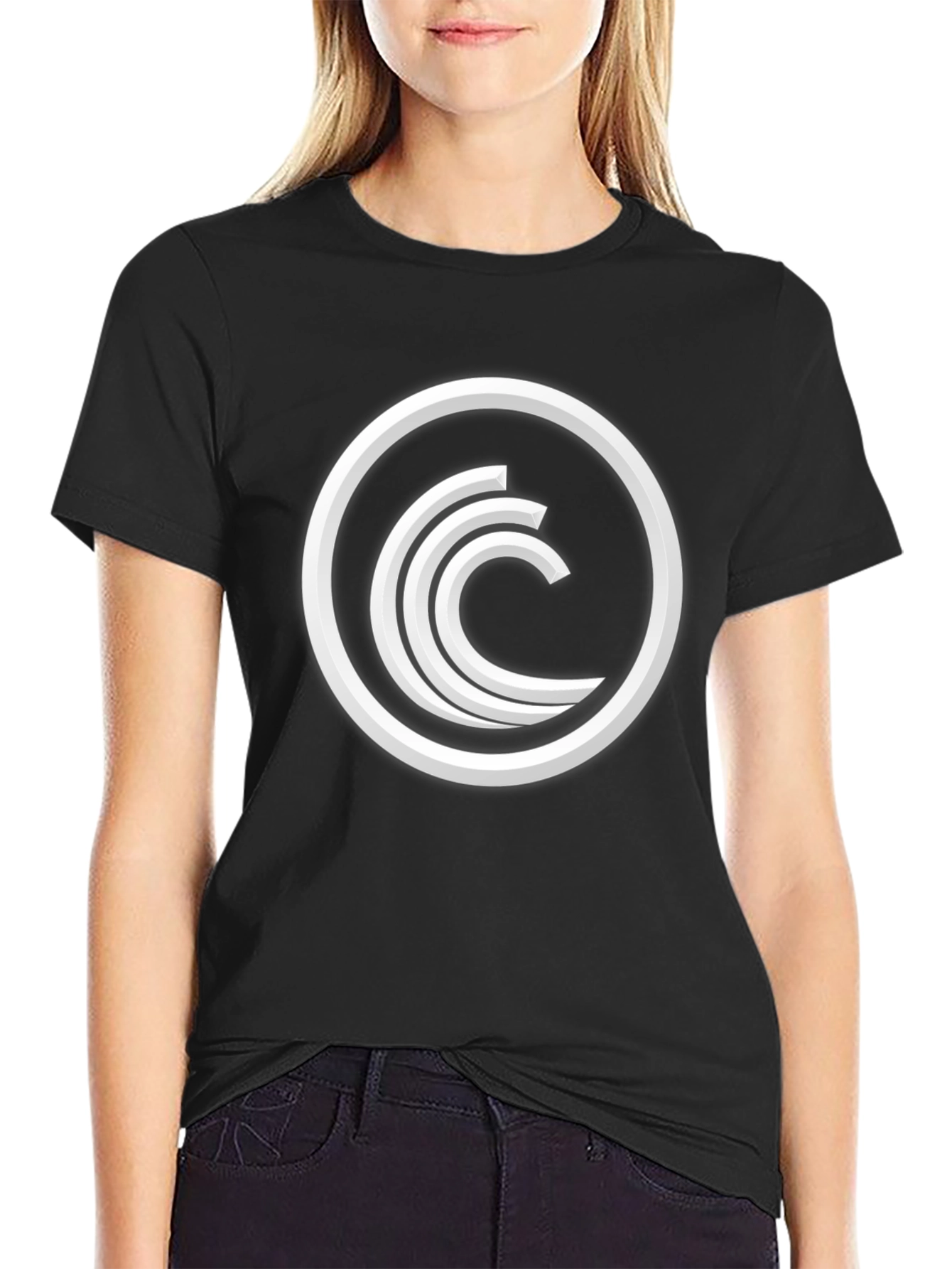 Modern Graphic Tee - Circle Design