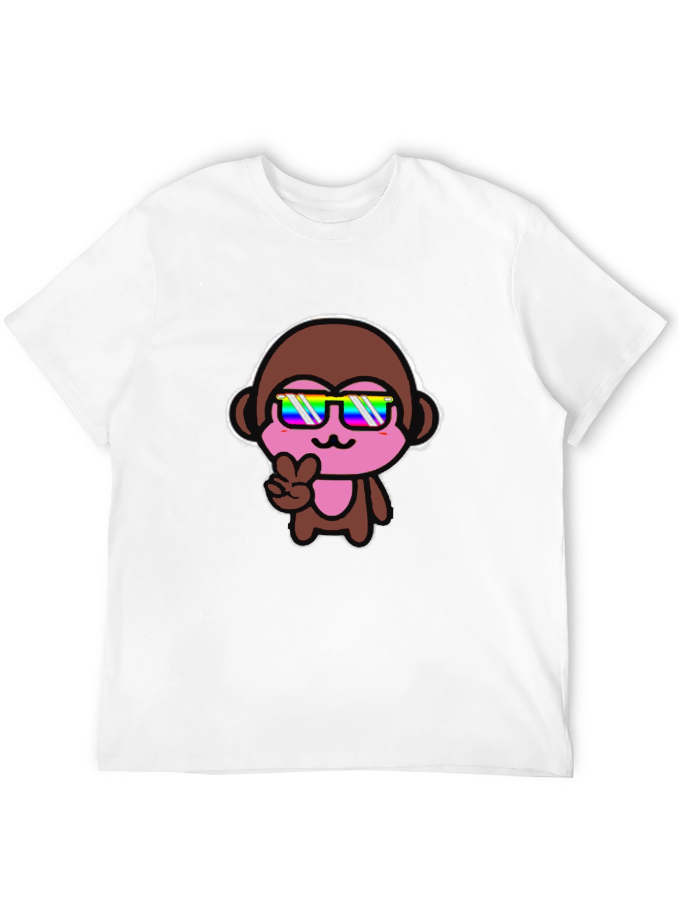 Cool Monkey Graphic Tee - Stylish Black T-Shirt