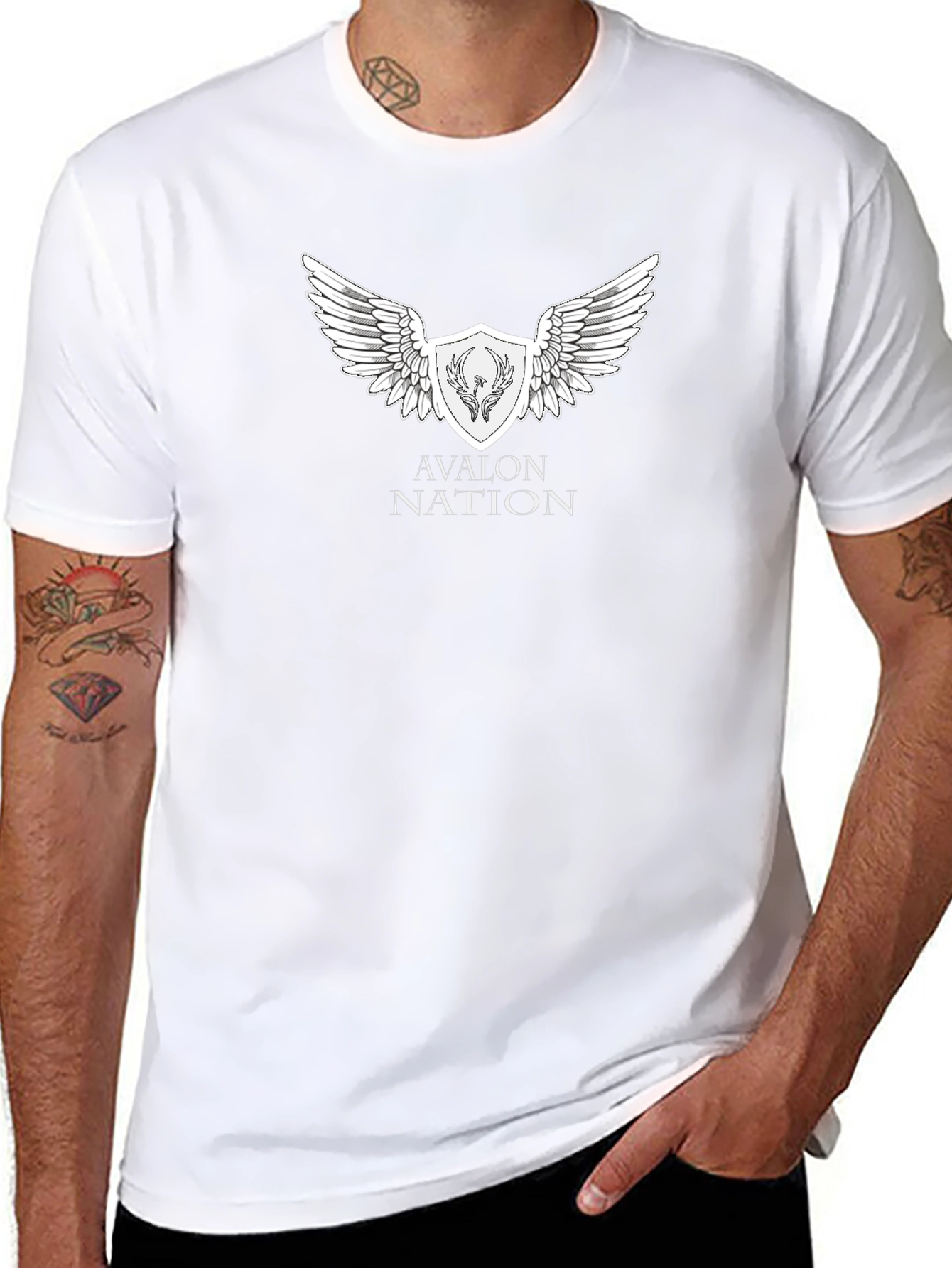 Avalon Nation Graphic Tee - Black