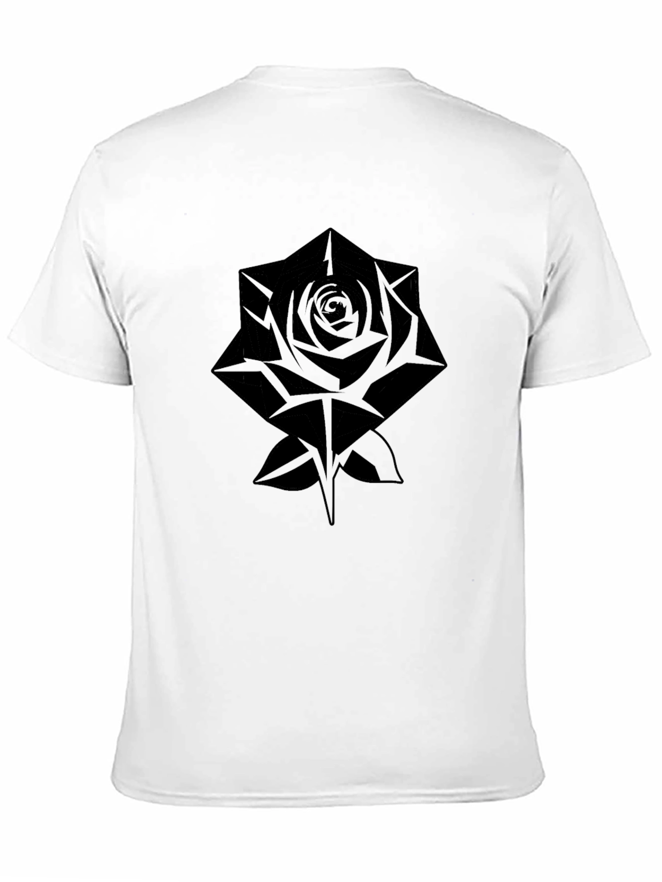 Black Rose Graphic T-Shirt - Modern Streetwear