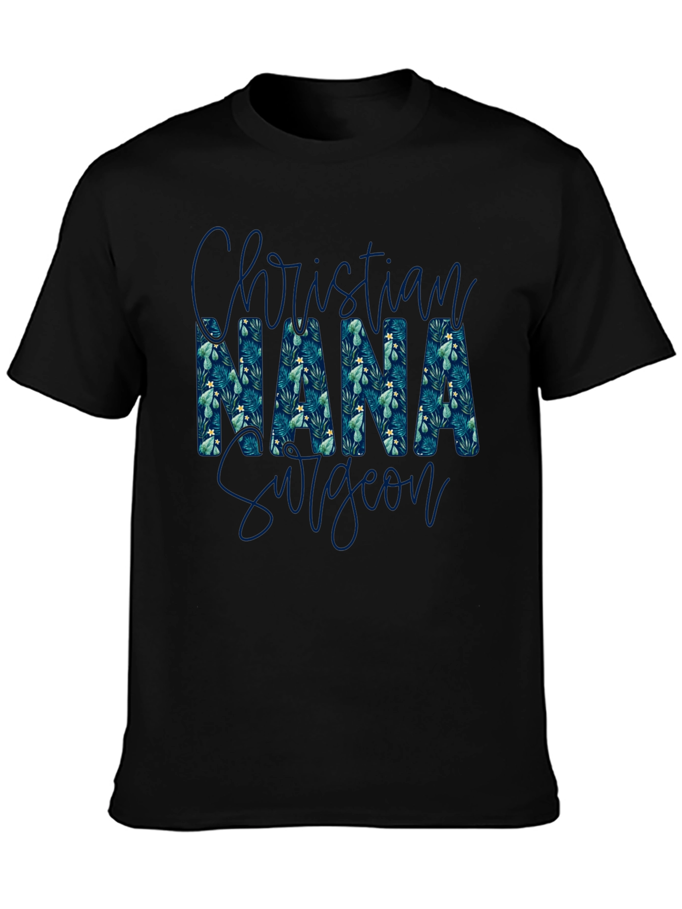 Christian Nana Surgeon T-Shirt - Floral Pattern
