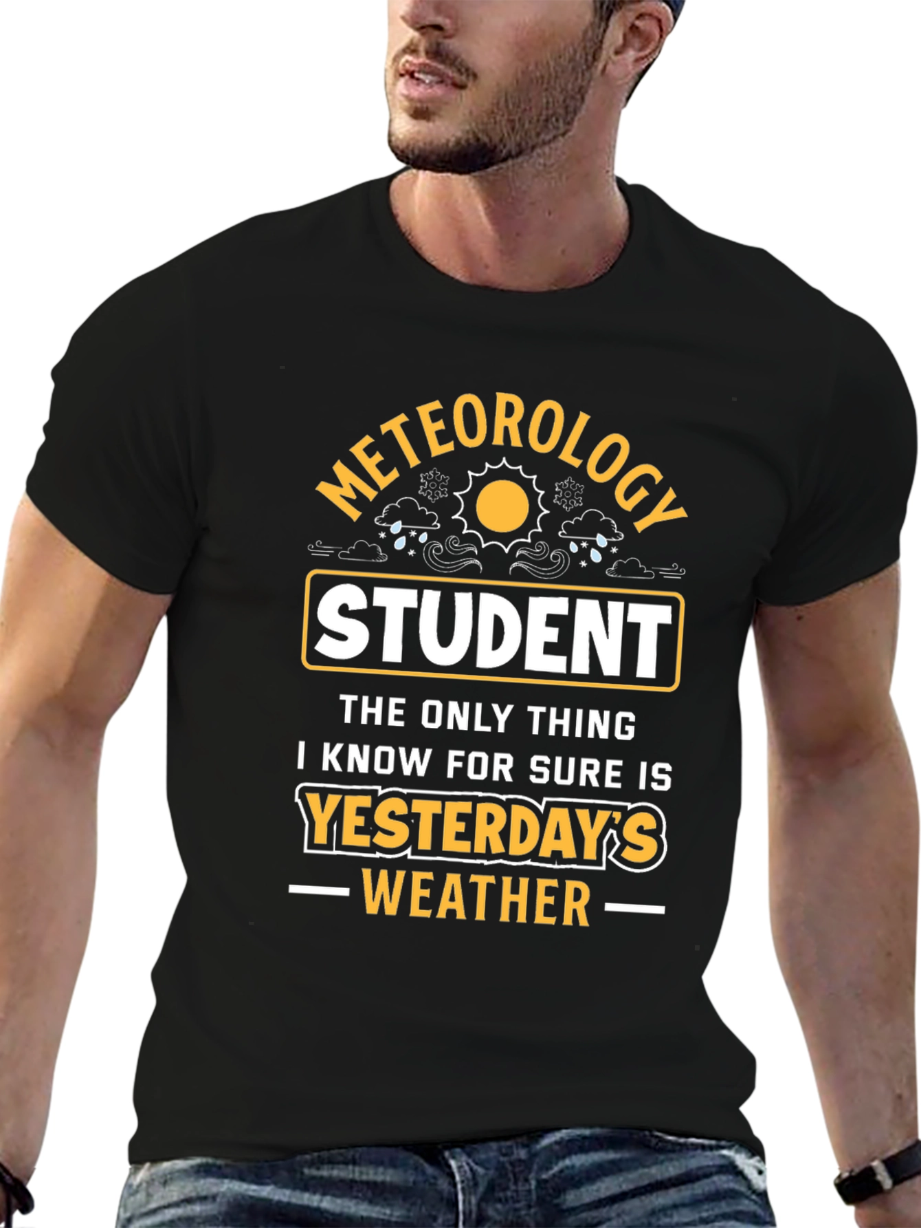 Meteorology Student T-Shirt - Yesterdays Weather