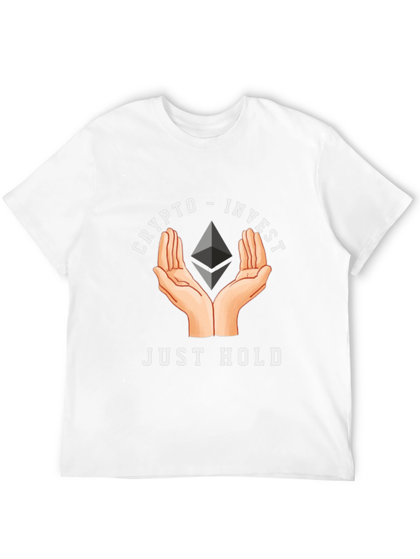 Crypto Invest Just Hold Black T-Shirt