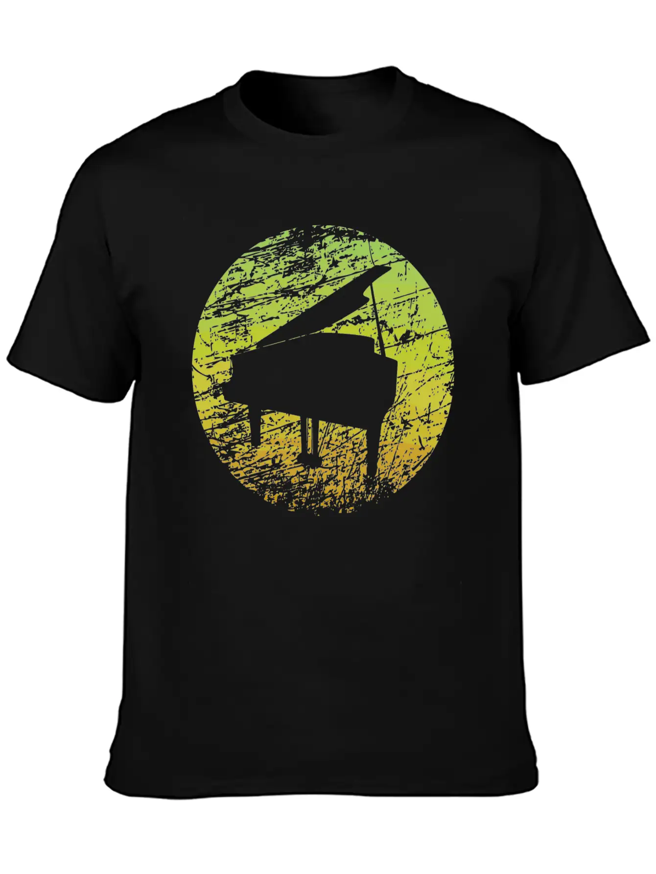 Piano Unisex Casual T-Shirt – Clean Design For Daily Comfort