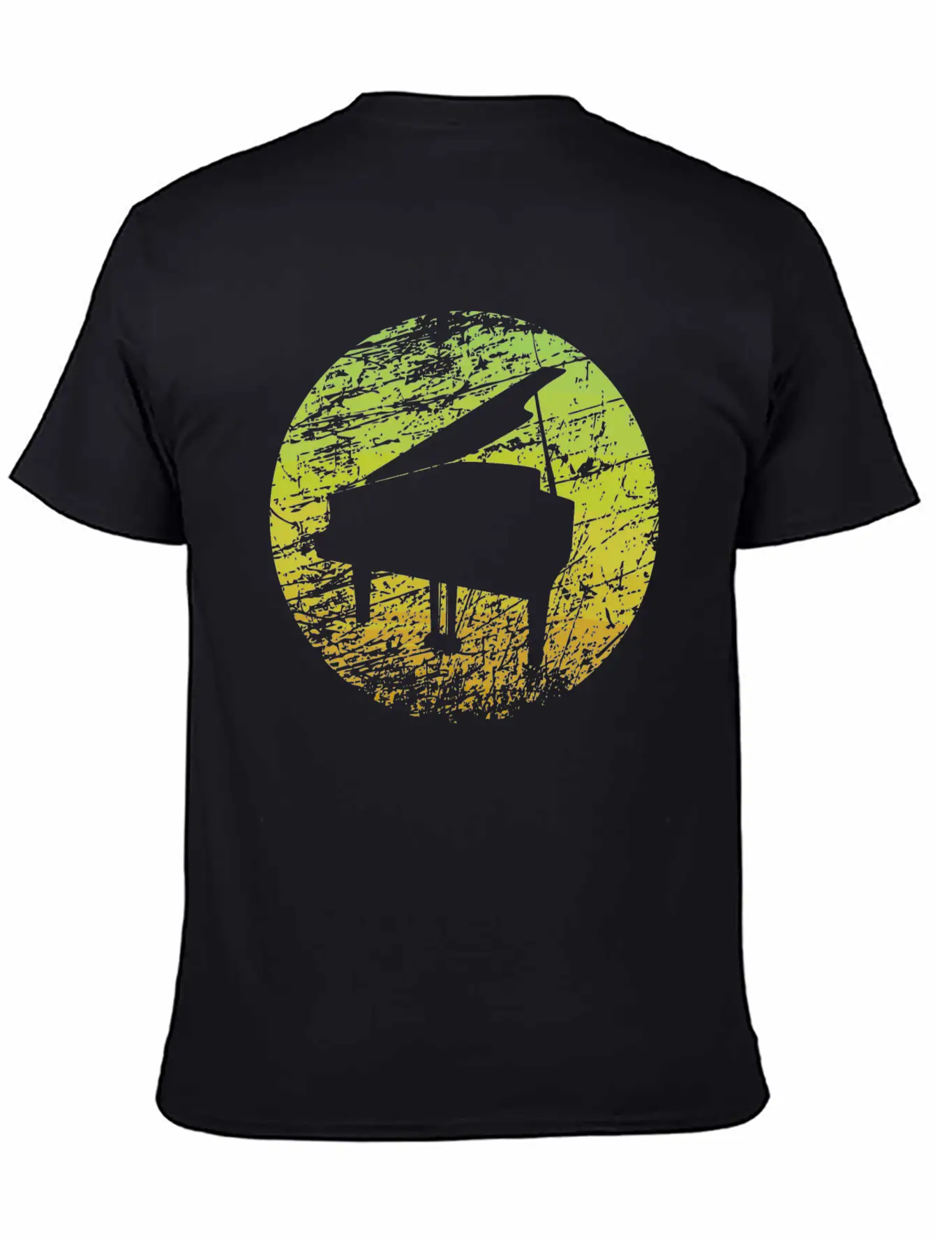 Piano Unisex Casual T-Shirt – Clean Design For Daily Comfort