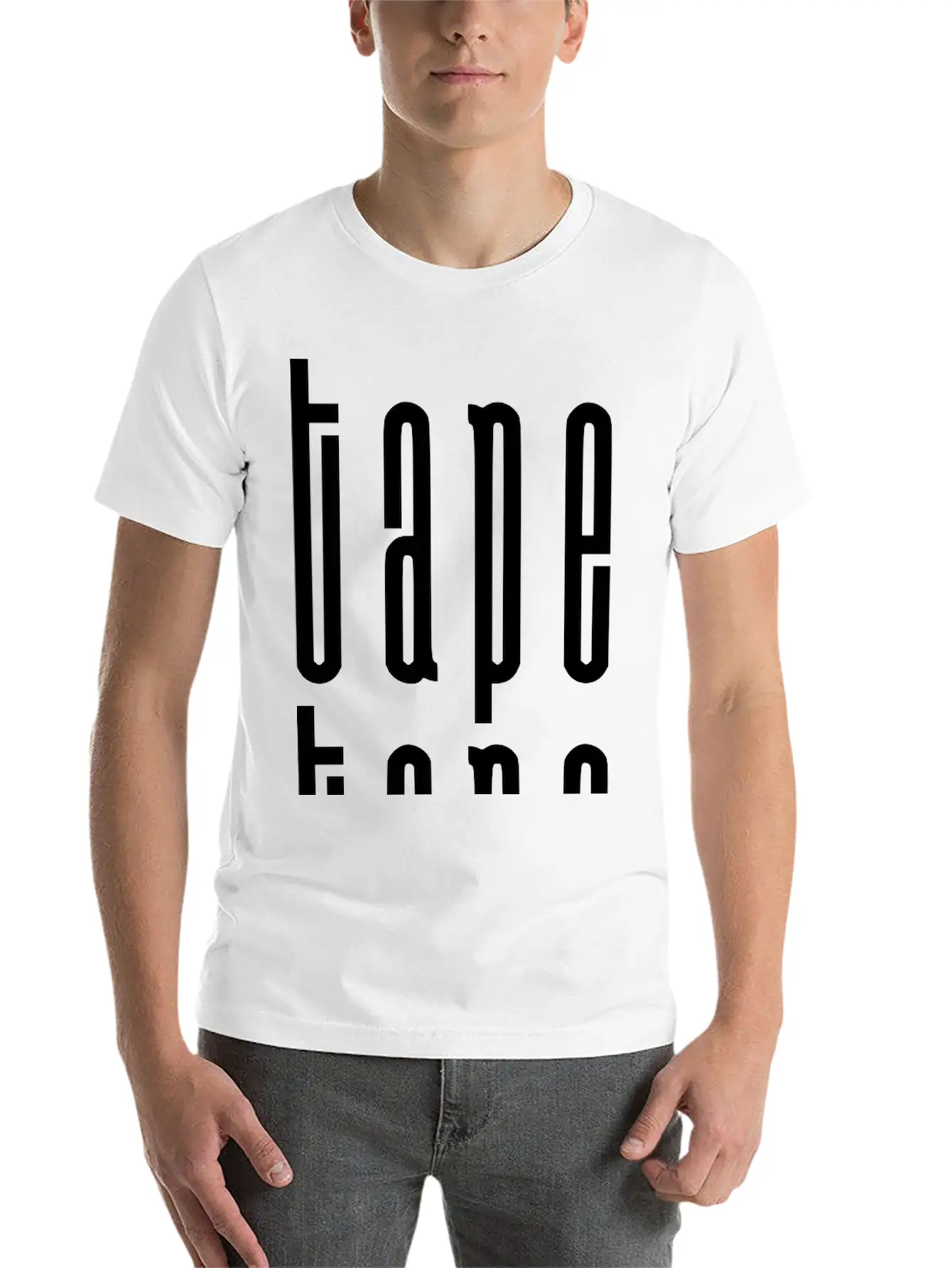 "Piled Up" Logo Unisex Casual T-Shirt – Clean Design For Daily Comfort