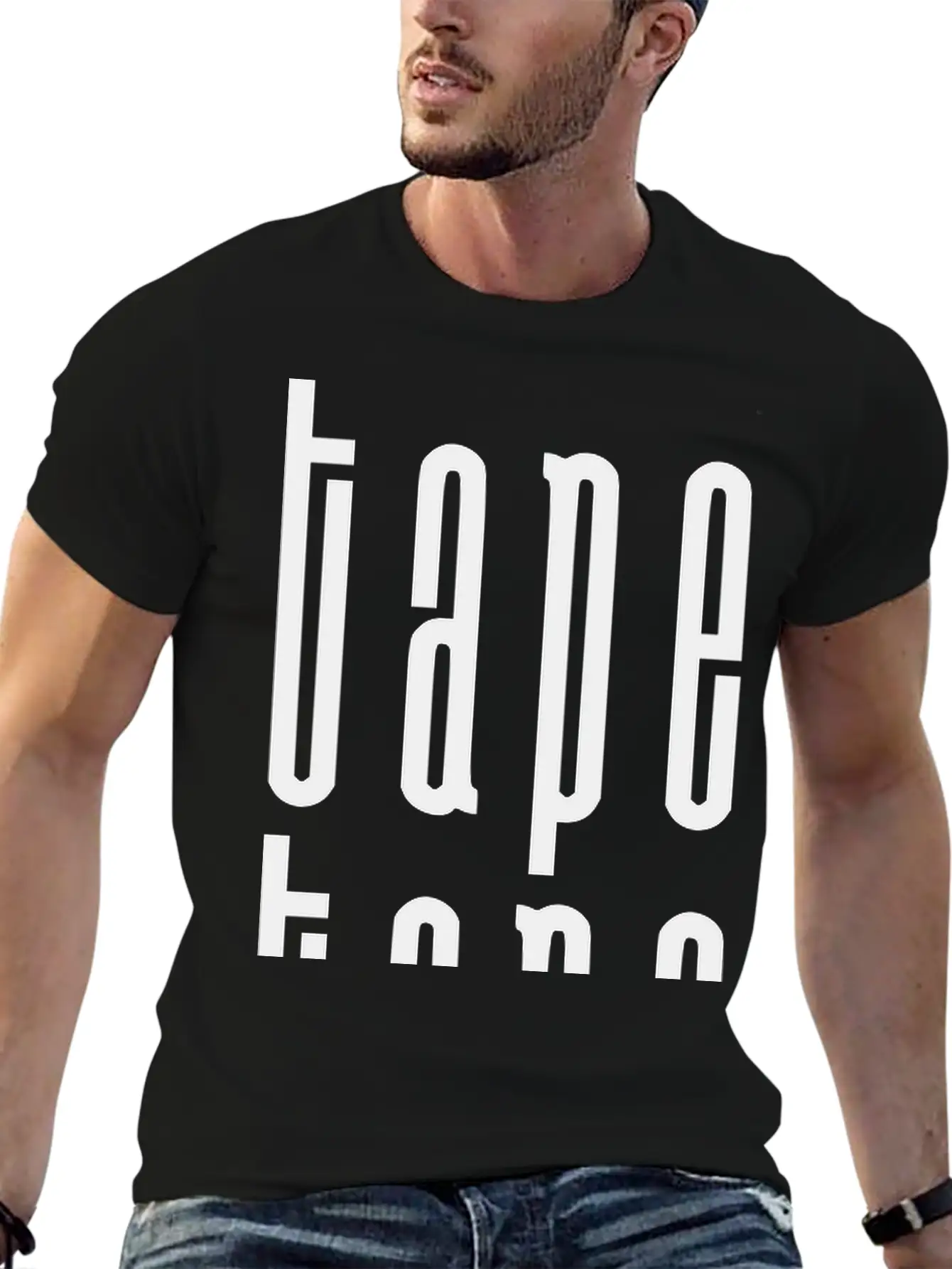"Piled Up" Logo Unisex Casual T-Shirt – Clean Design For Daily Comfort