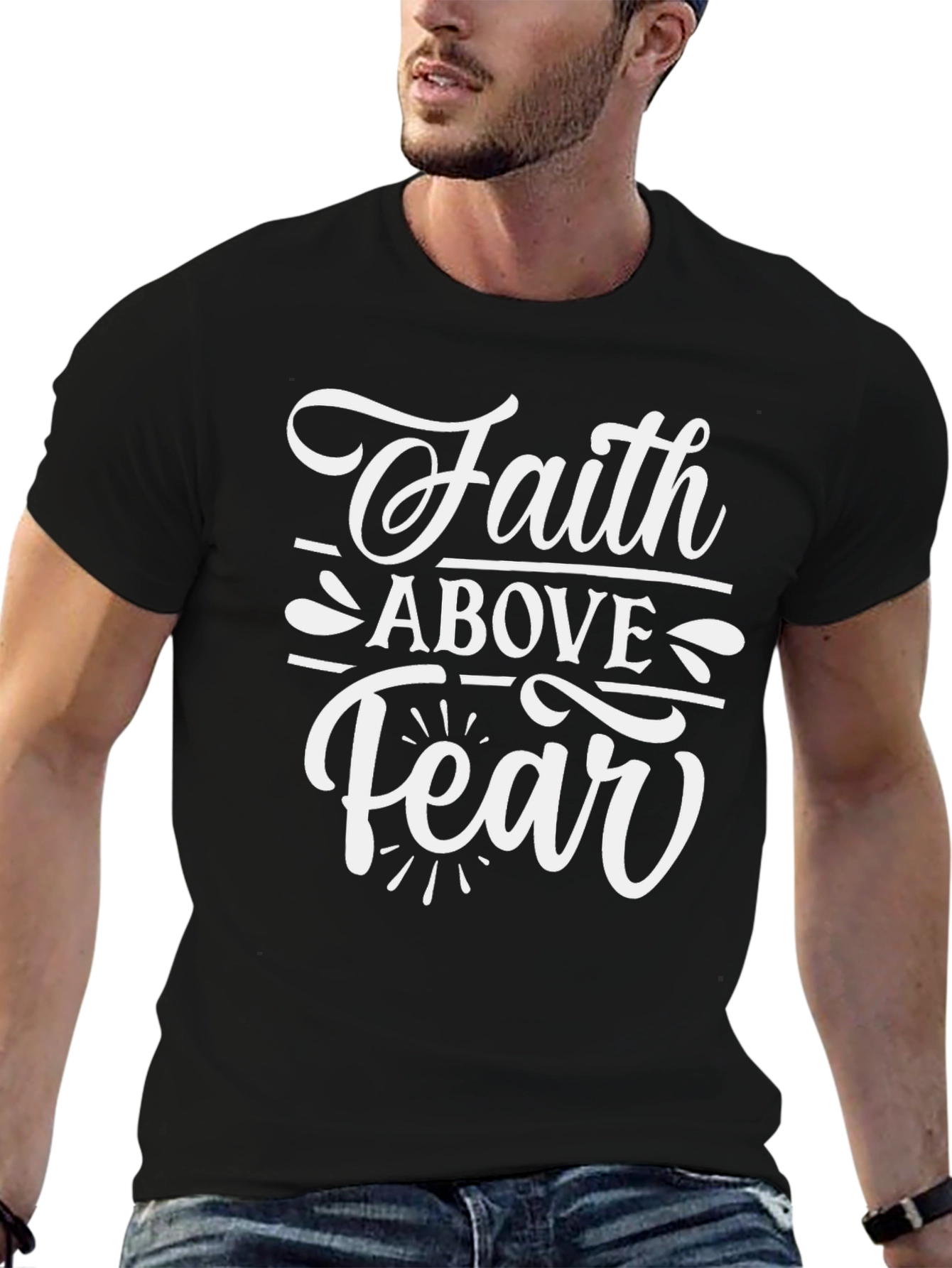 Faith Above Fear Graphic T-Shirt