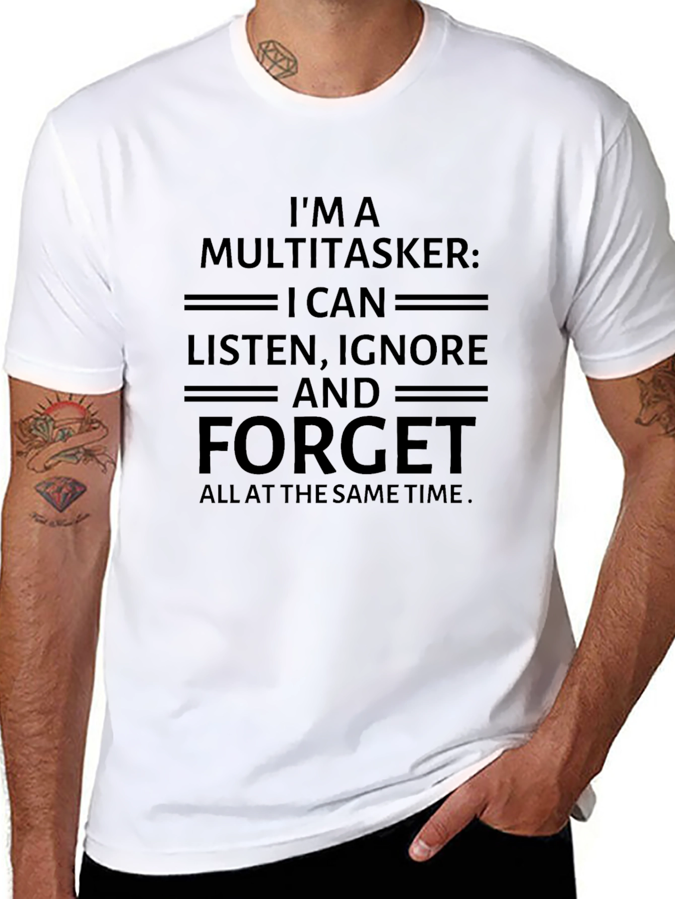 Multitasker T-Shirt Funny Slogan Tee