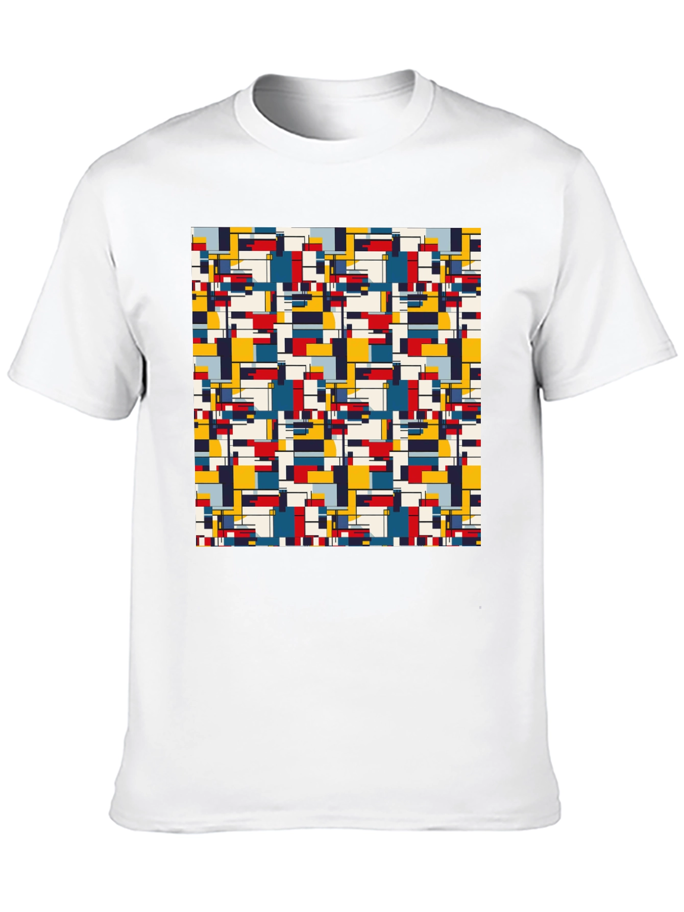 Modern Art Pattern Tee - Stylish Abstract Design