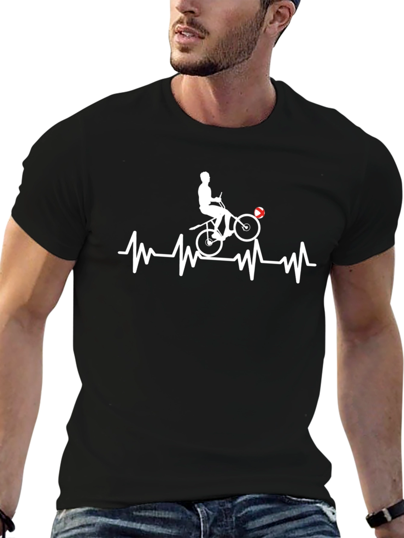Heartbeat Biker T-Shirt