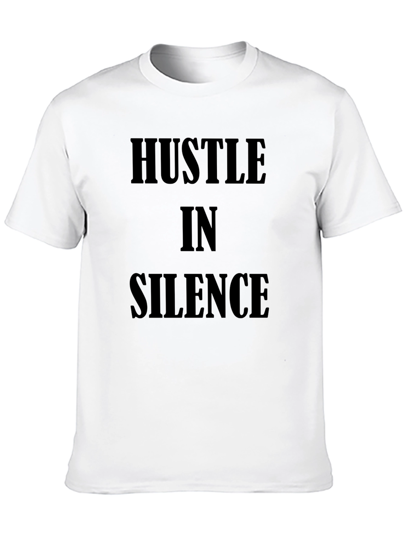 Hustle in Silence Black T-Shirt