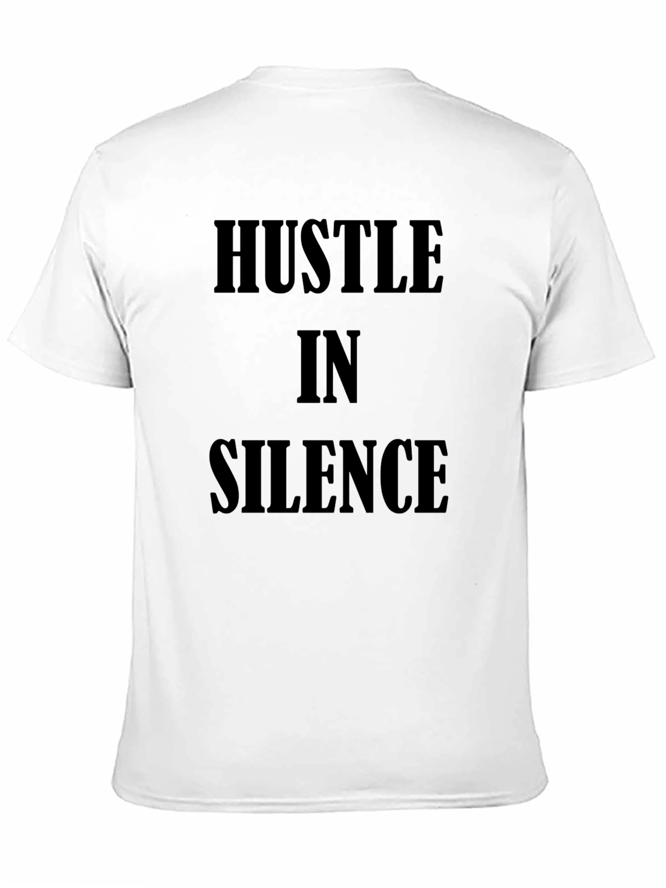 Hustle in Silence Black T-Shirt