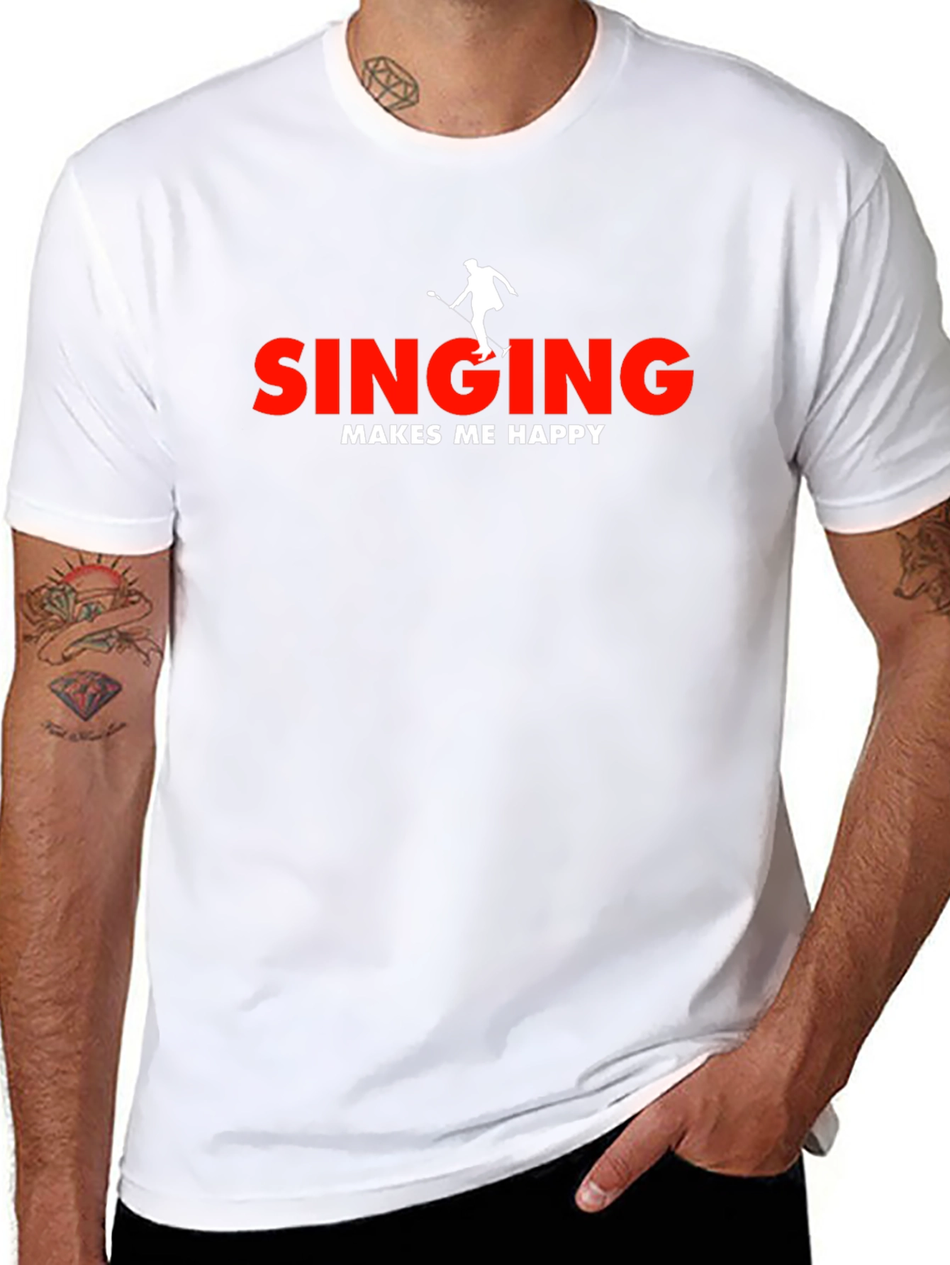 Singing Makes Me Happy Graphic Tee
