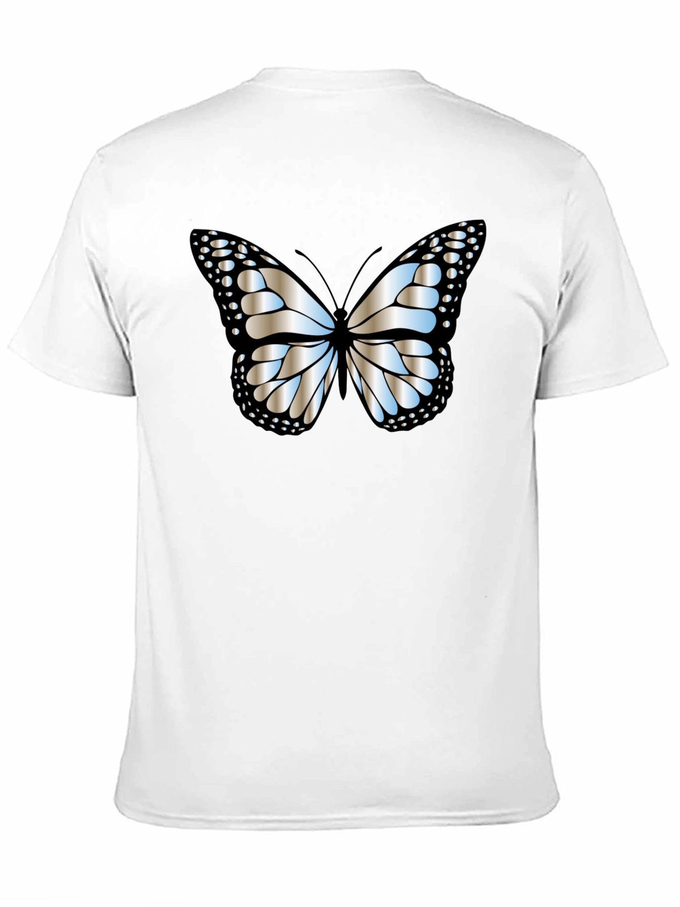 Butterfly Graphic Tee - Modern Black T-Shirt
