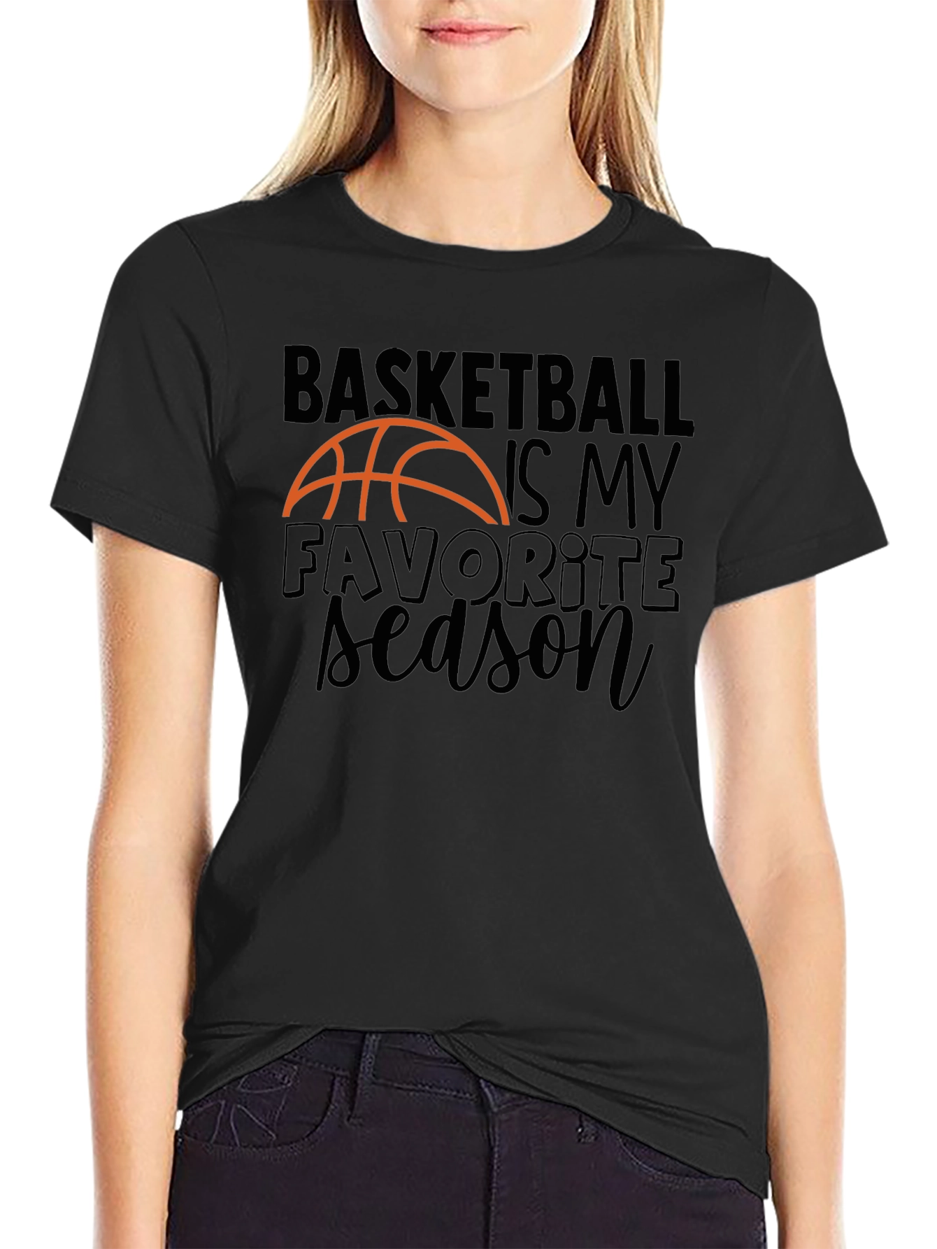 Basketball Season Graphic Tee - Sports Fan Apparel