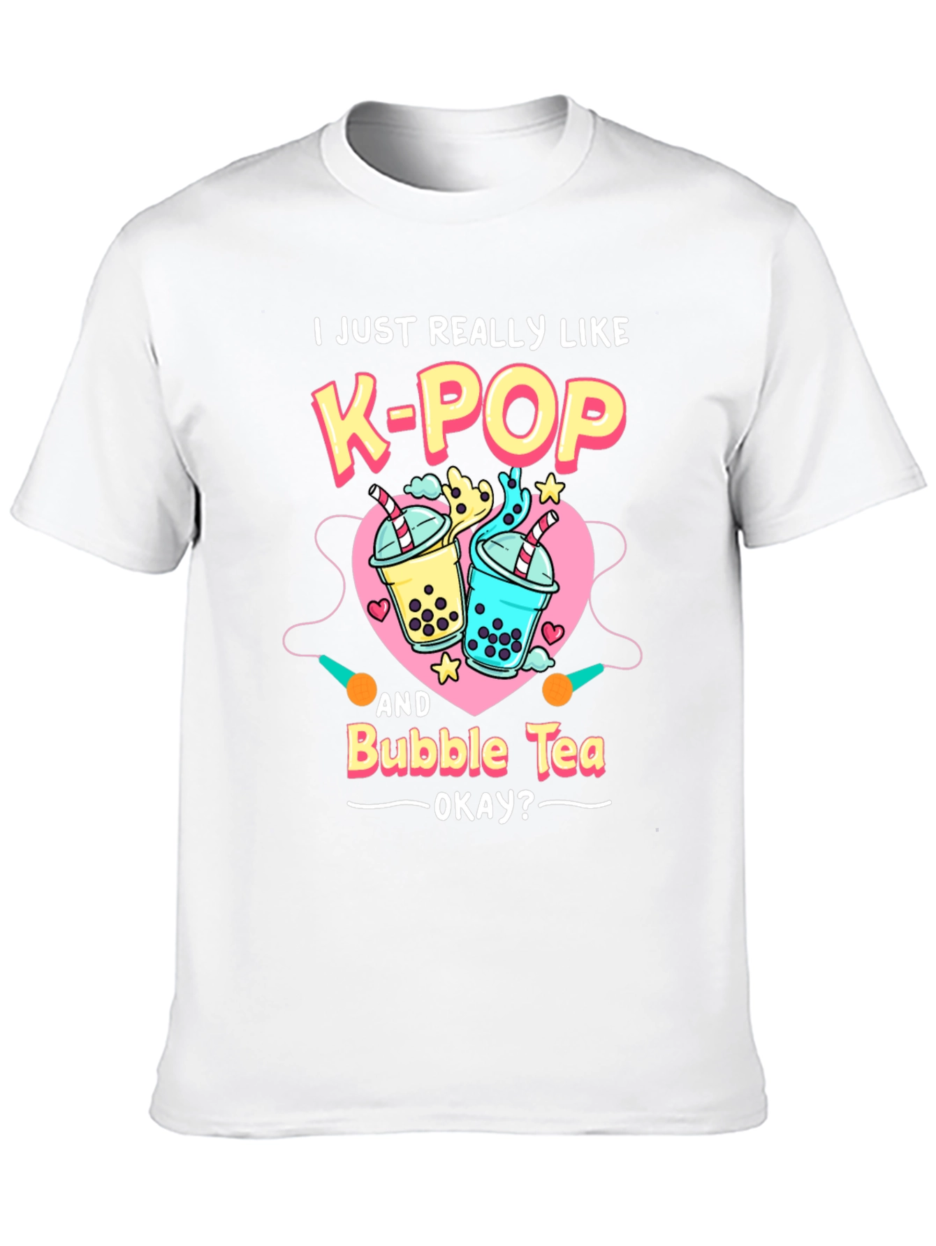 K-Pop & Bubble Tea Graphic Tee