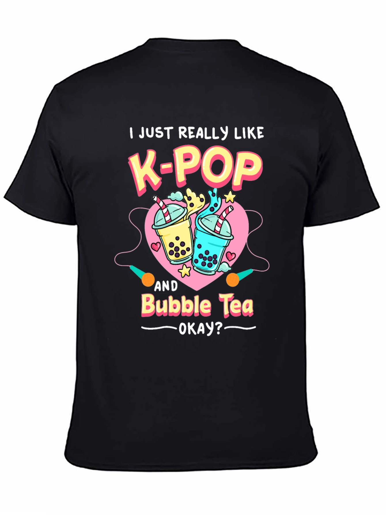 K-Pop & Bubble Tea Graphic Tee