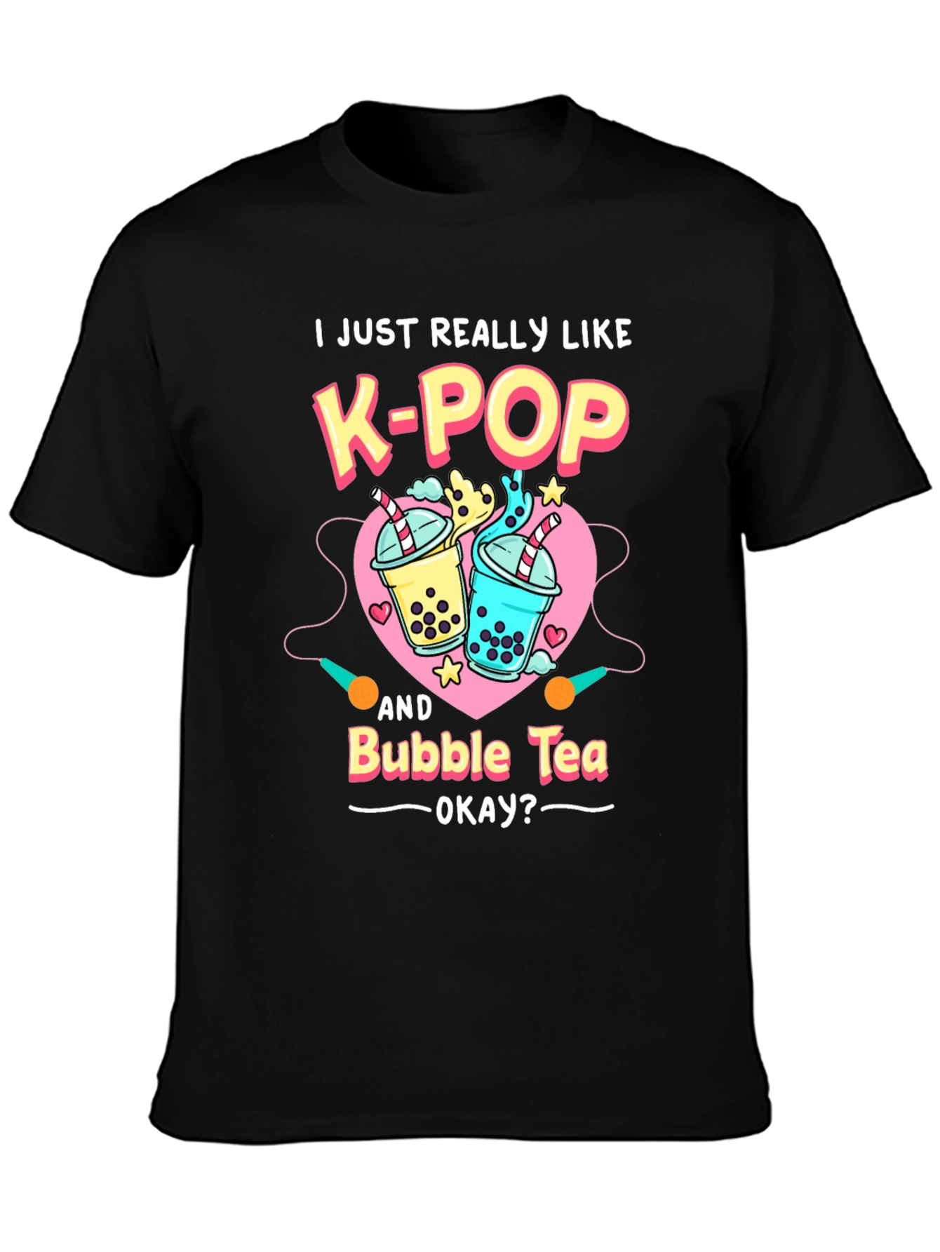 K-Pop & Bubble Tea Graphic Tee