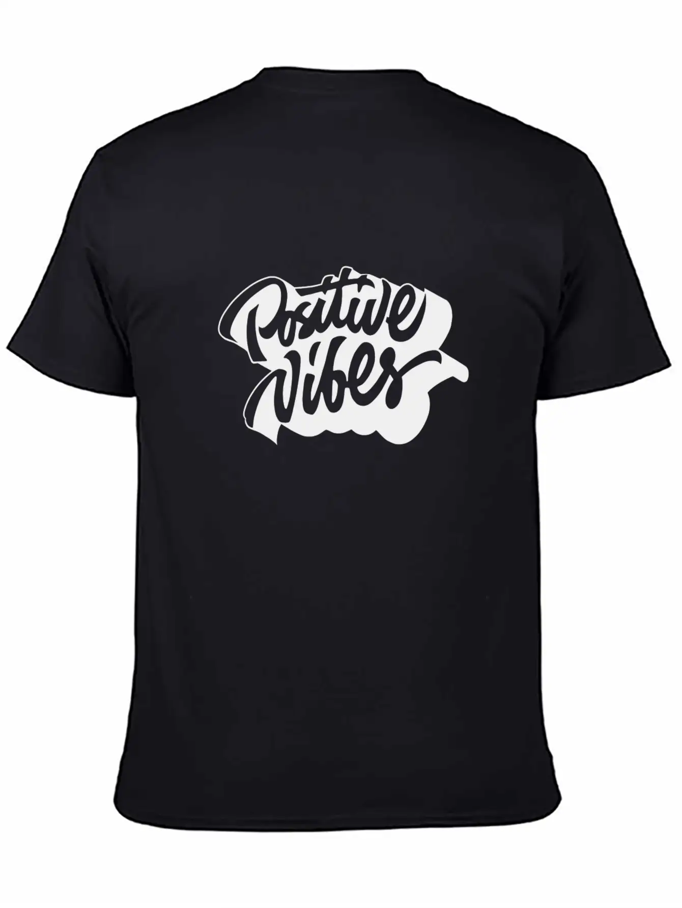 Positive Vibes Unisex Casual T-Shirt – Clean Design For Daily Comfort