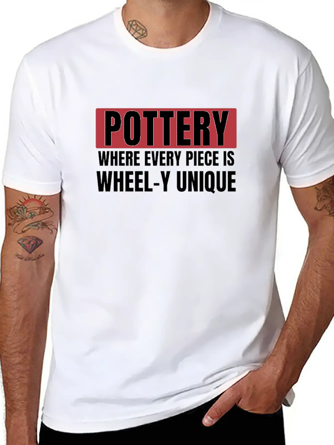 Pottery Unique Art Funny Ceramic Art Clay Unisex Casual T-Shirt – Clean Design For Daily Comfort