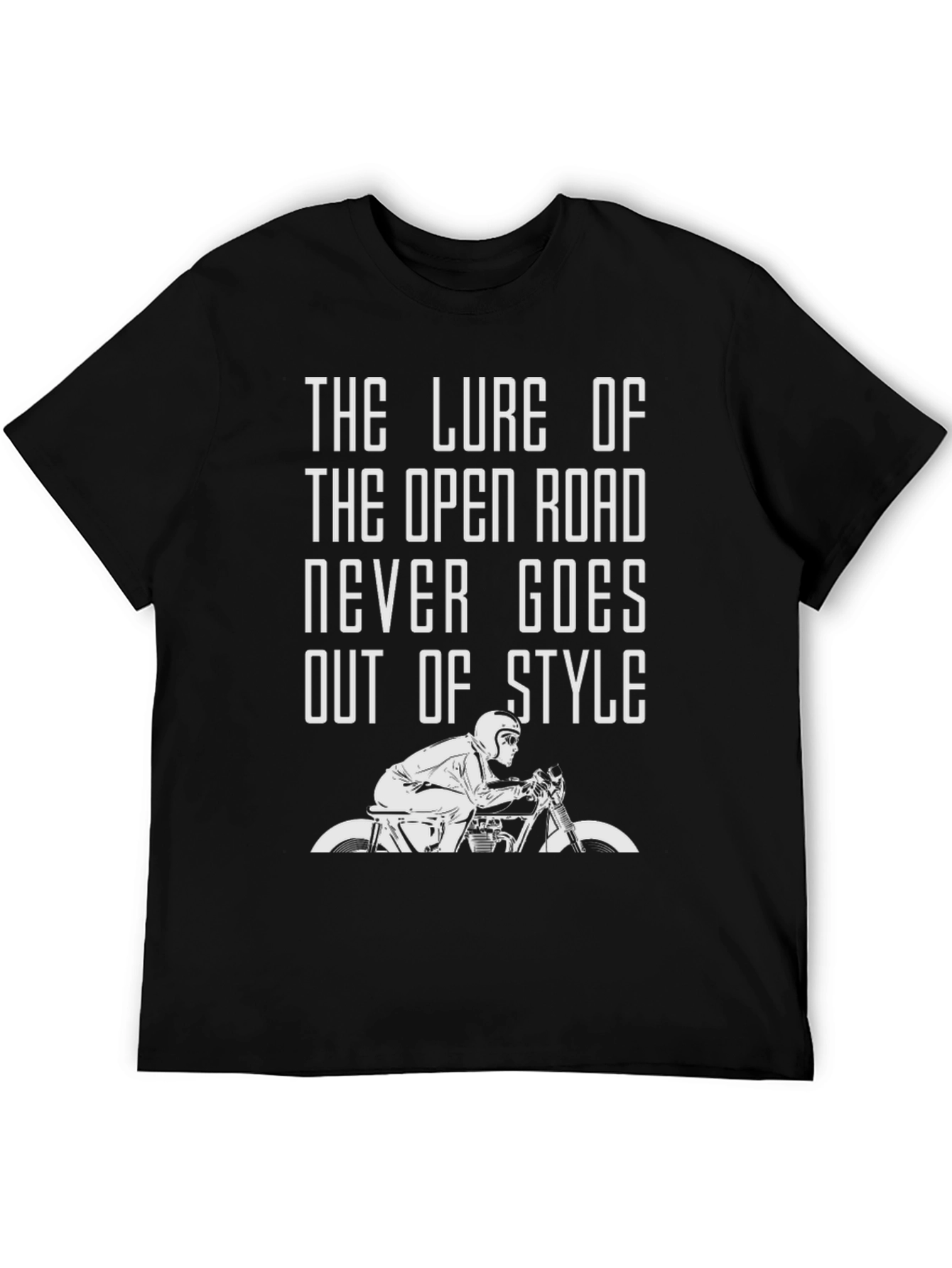 Open Road Motorcycle Graphic T-Shirt
