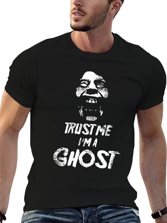 Trust Me Im A Ghost Black Graphic T-Shirt