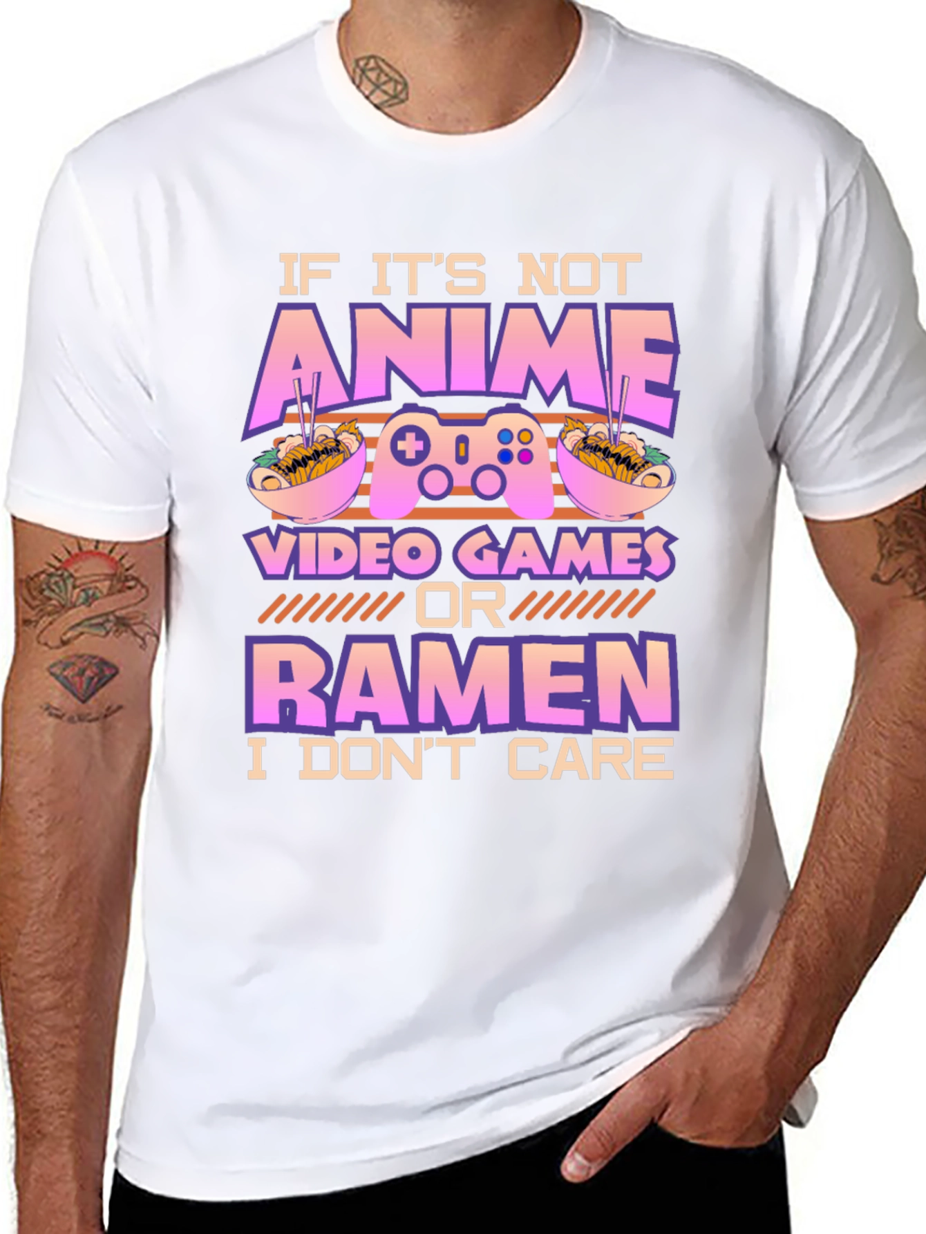 Anime Video Games Ramen T-Shirt