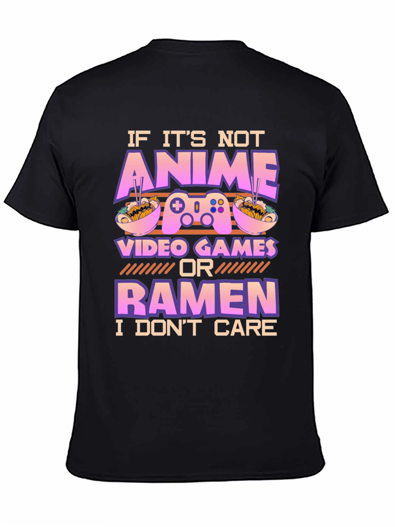 Anime Video Games Ramen T-Shirt
