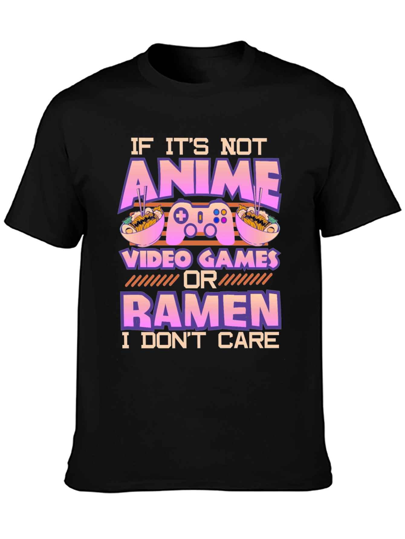 Anime Video Games Ramen T-Shirt