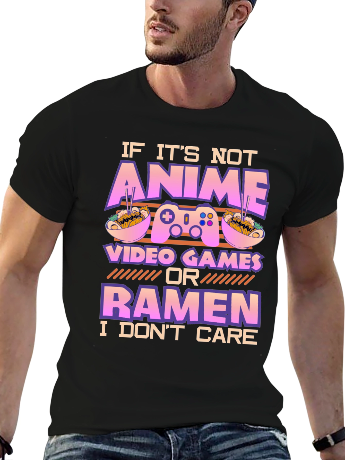 Anime Video Games Ramen T-Shirt