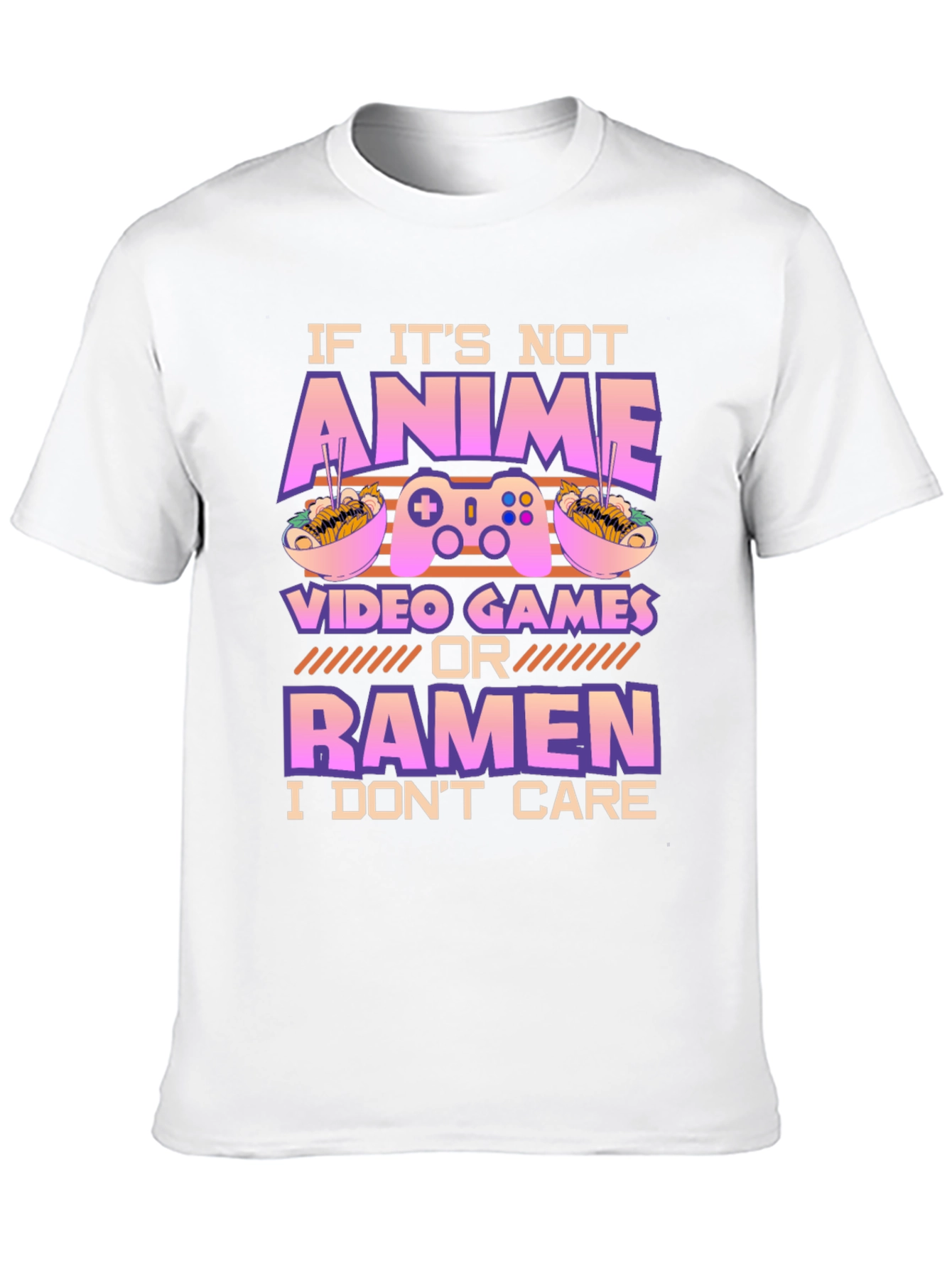 Anime Video Games Ramen T-Shirt
