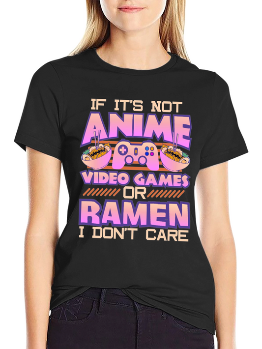 Anime Video Games Ramen T-Shirt