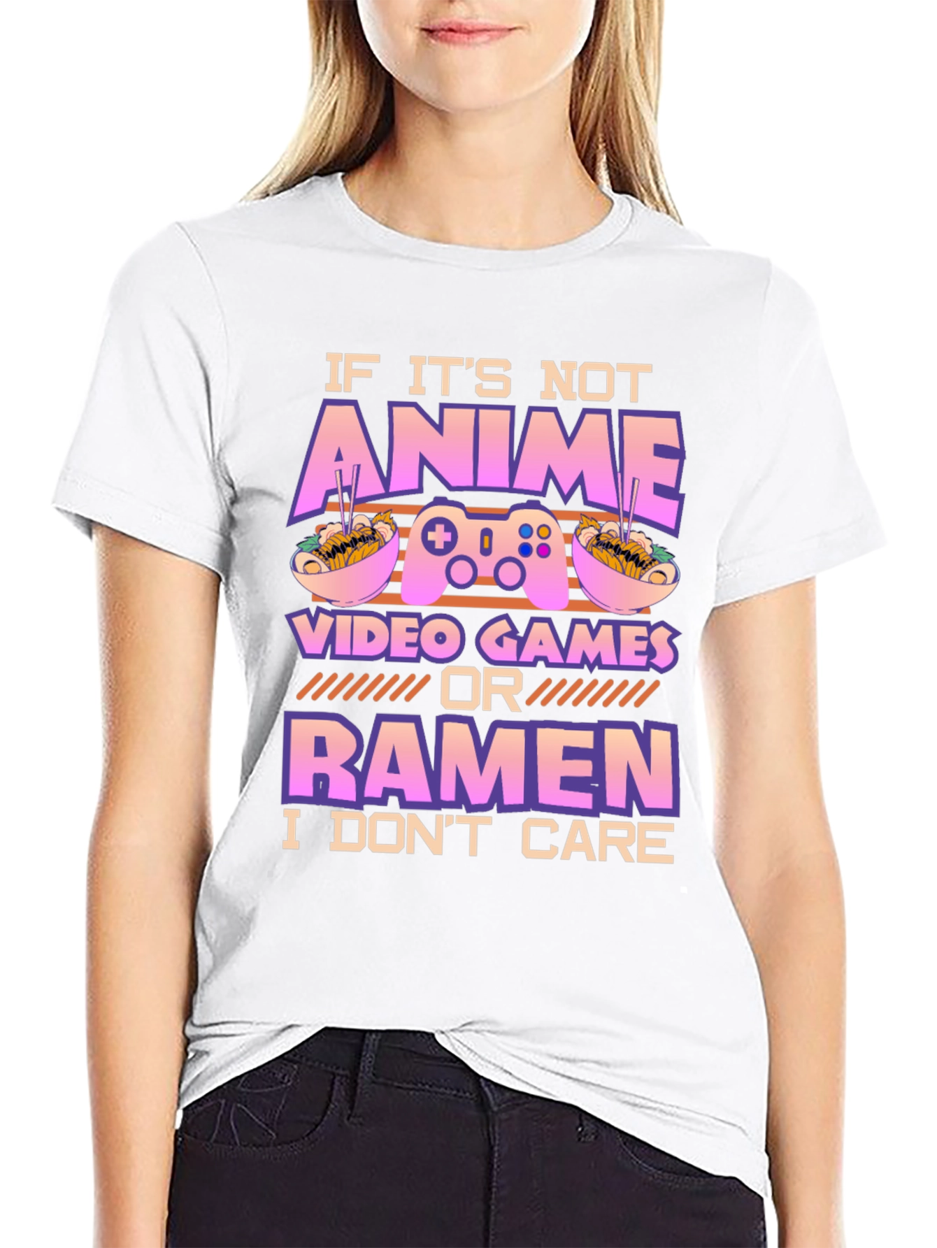 Anime Video Games Ramen T-Shirt