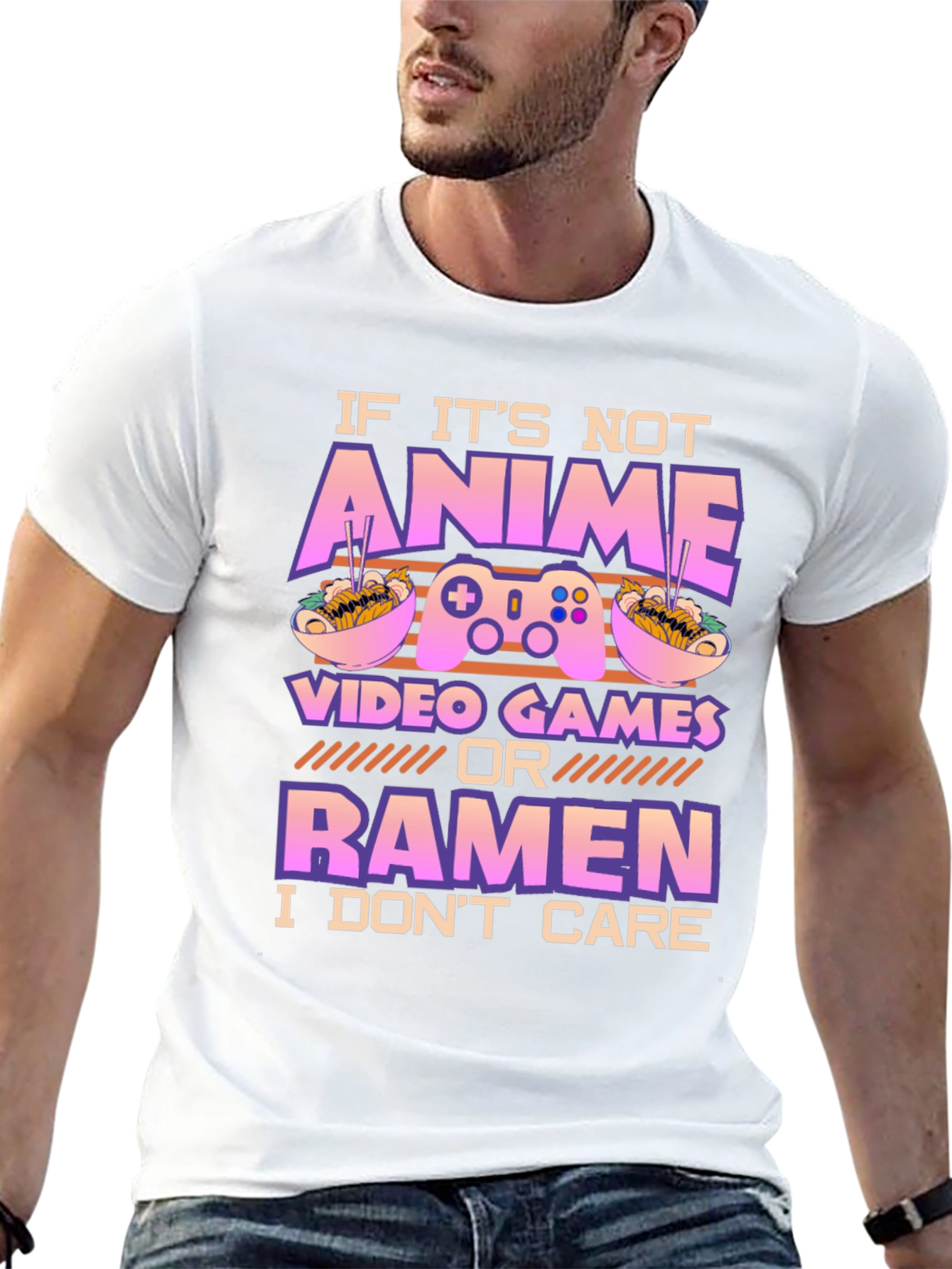 Anime Video Games Ramen T-Shirt