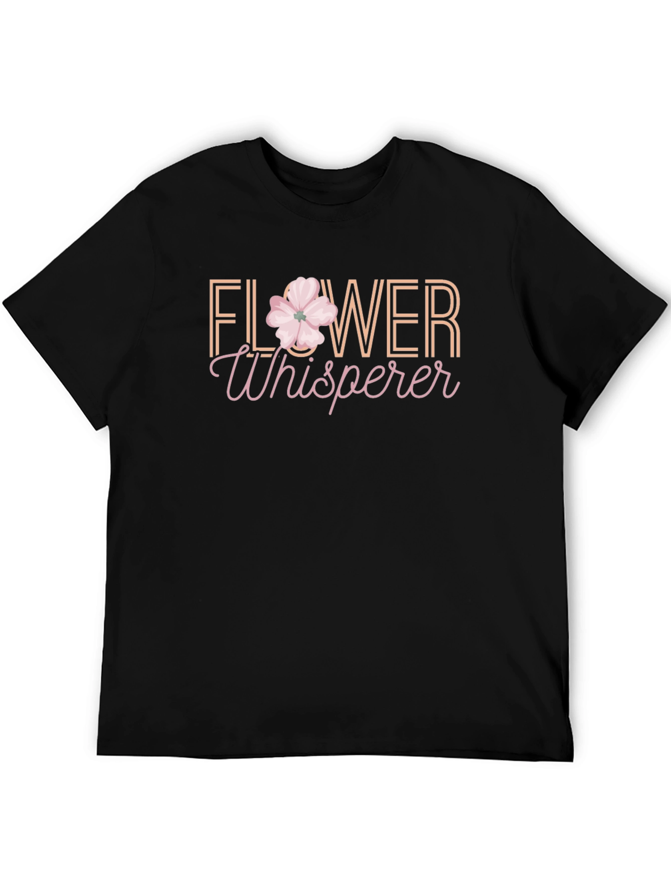 Flower Whisperer Black Graphic Tee