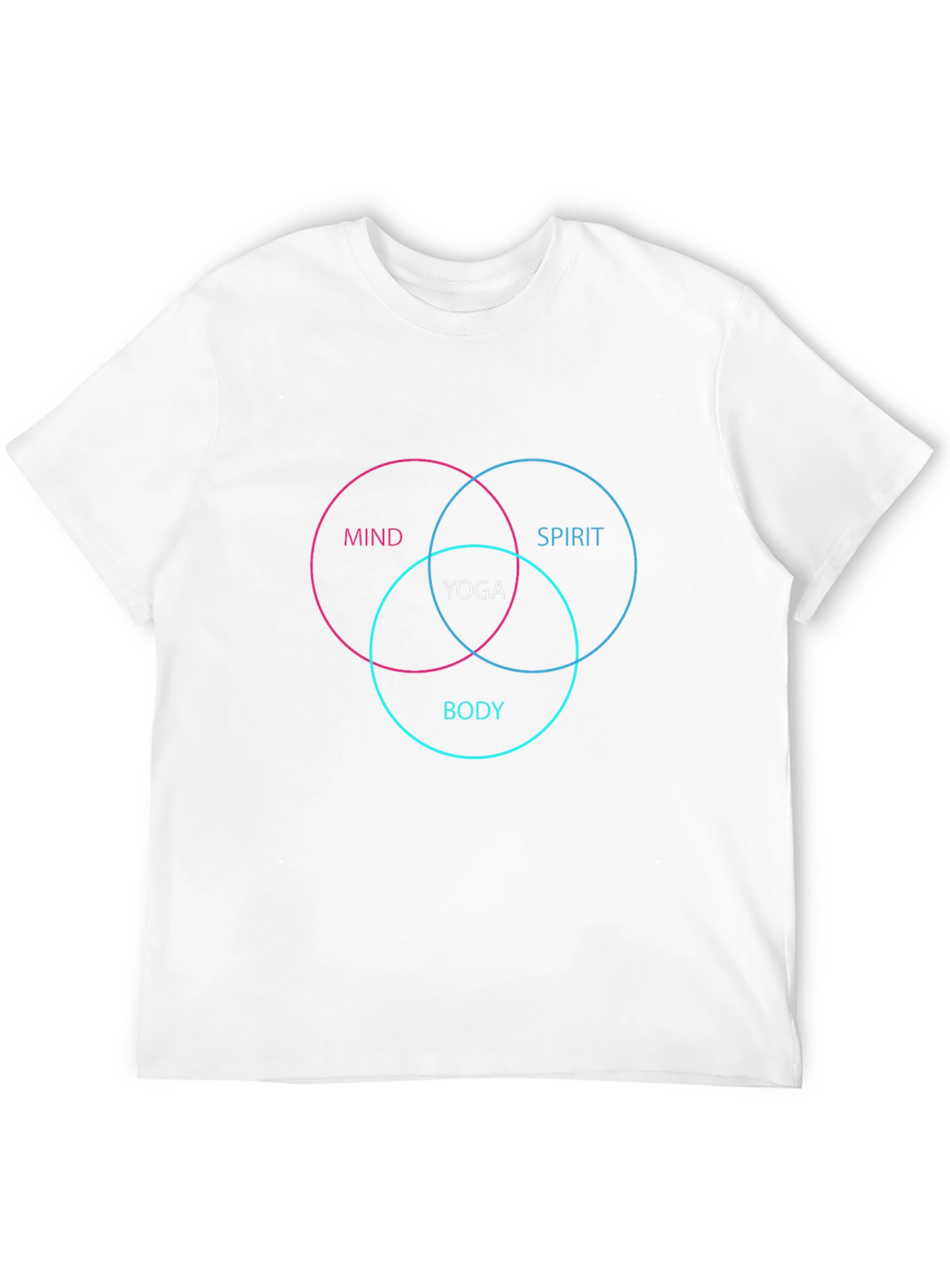 Mind Body Spirit Yoga T-Shirt Black