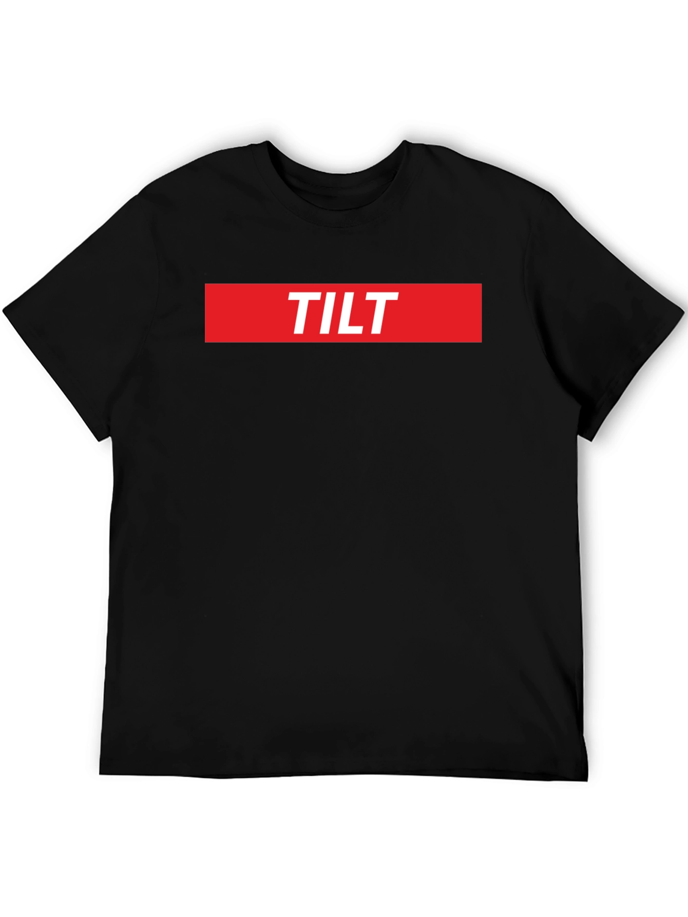 TILT Graphic T-Shirt - Bold Red & Black Design