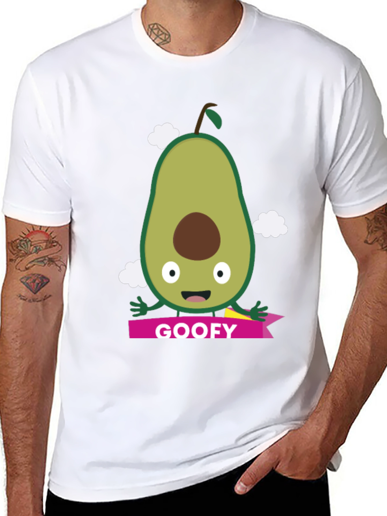 Goofy Avocado Graphic Tee