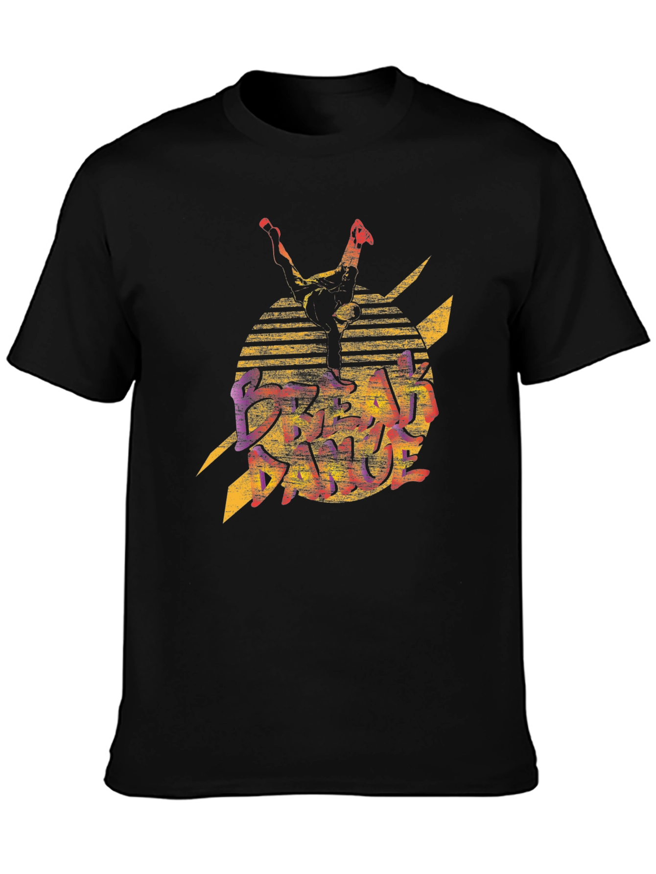 Retro Graphic Tee - Break Dance Inspired