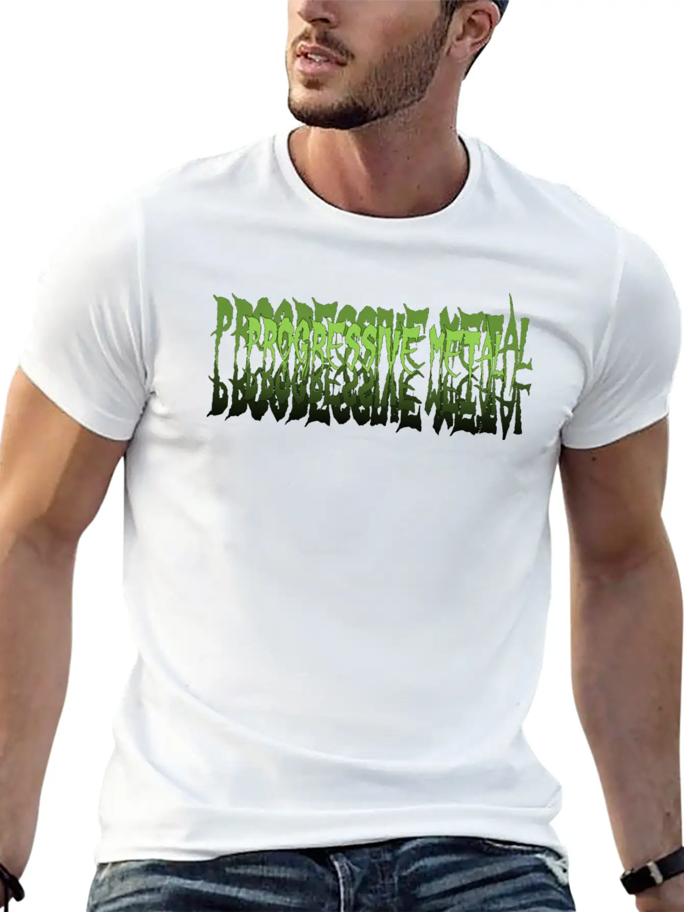 PROGRESSIVE METAL Unisex Casual T-Shirt – Clean Design For Daily Comfort