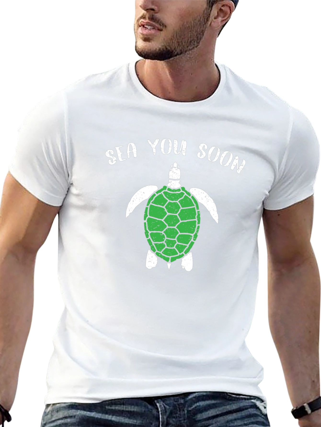 Sea Turtle T-Shirt - Sea You Soon Graphic Tee