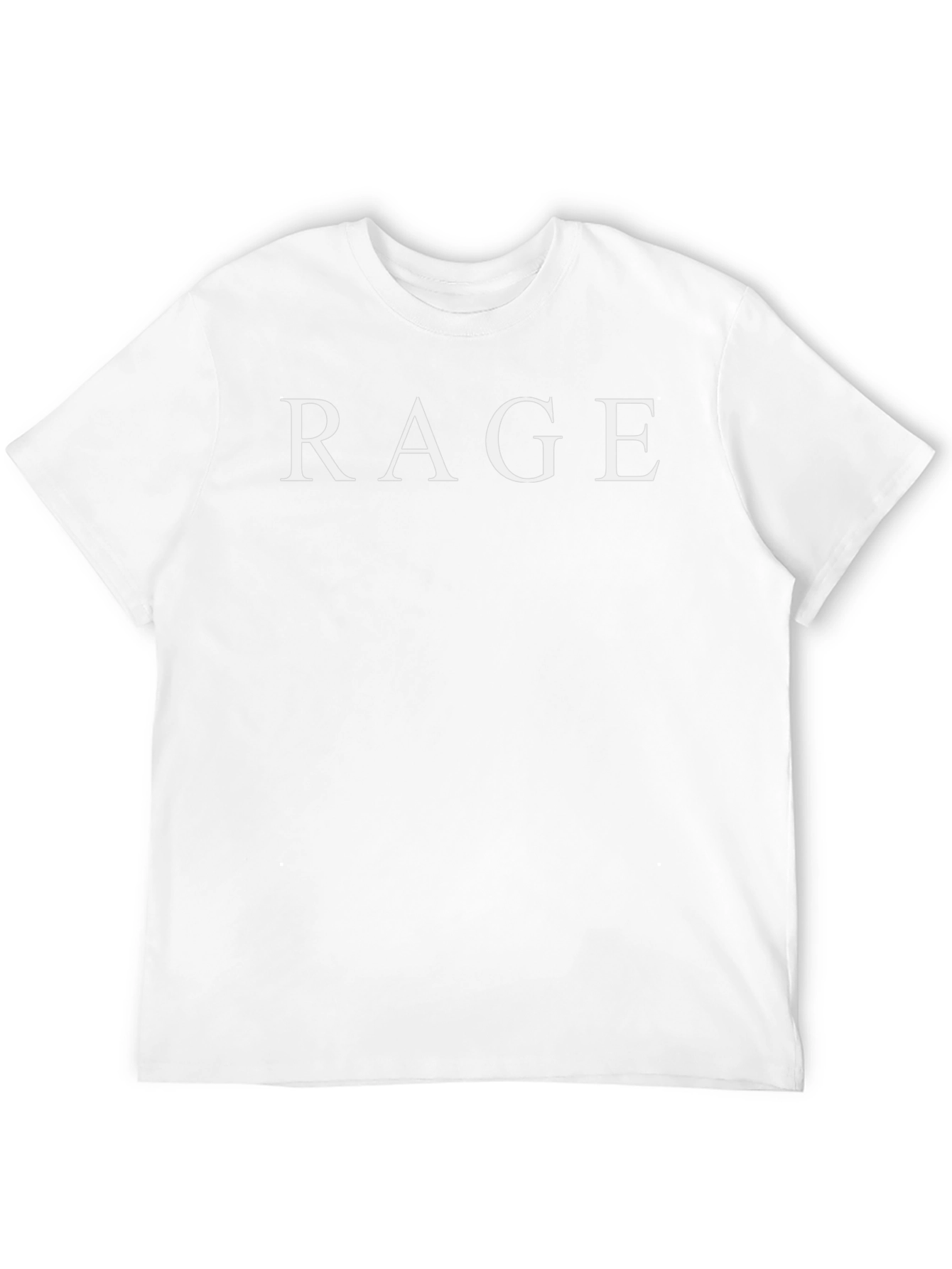 Rage Graphic Tee - Classic Black Cotton T-Shirt