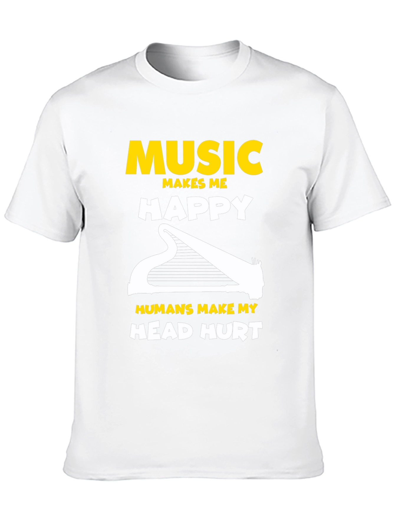 Music Lover T-Shirt: Makes Me Happy!
