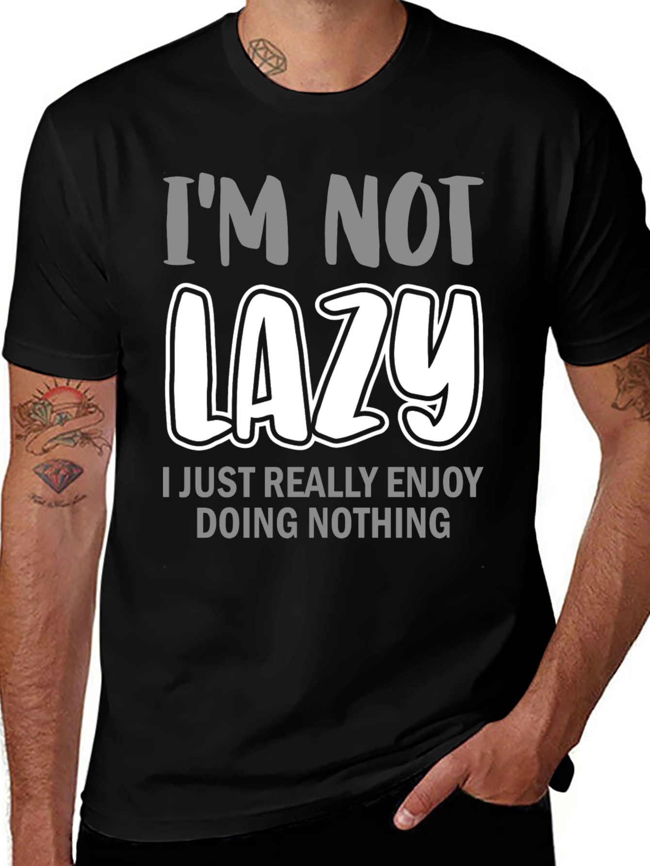 Im Not Lazy Graphic Tee