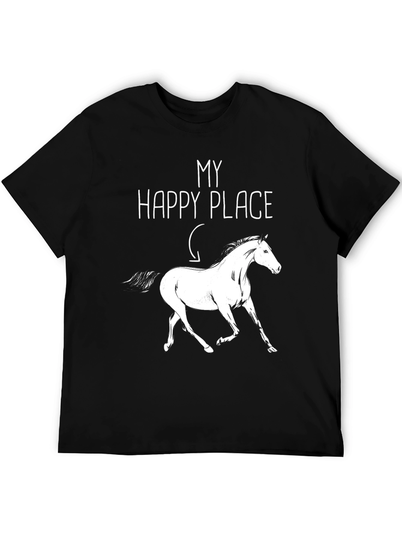 My Happy Place Horse Graphic T-Shirt