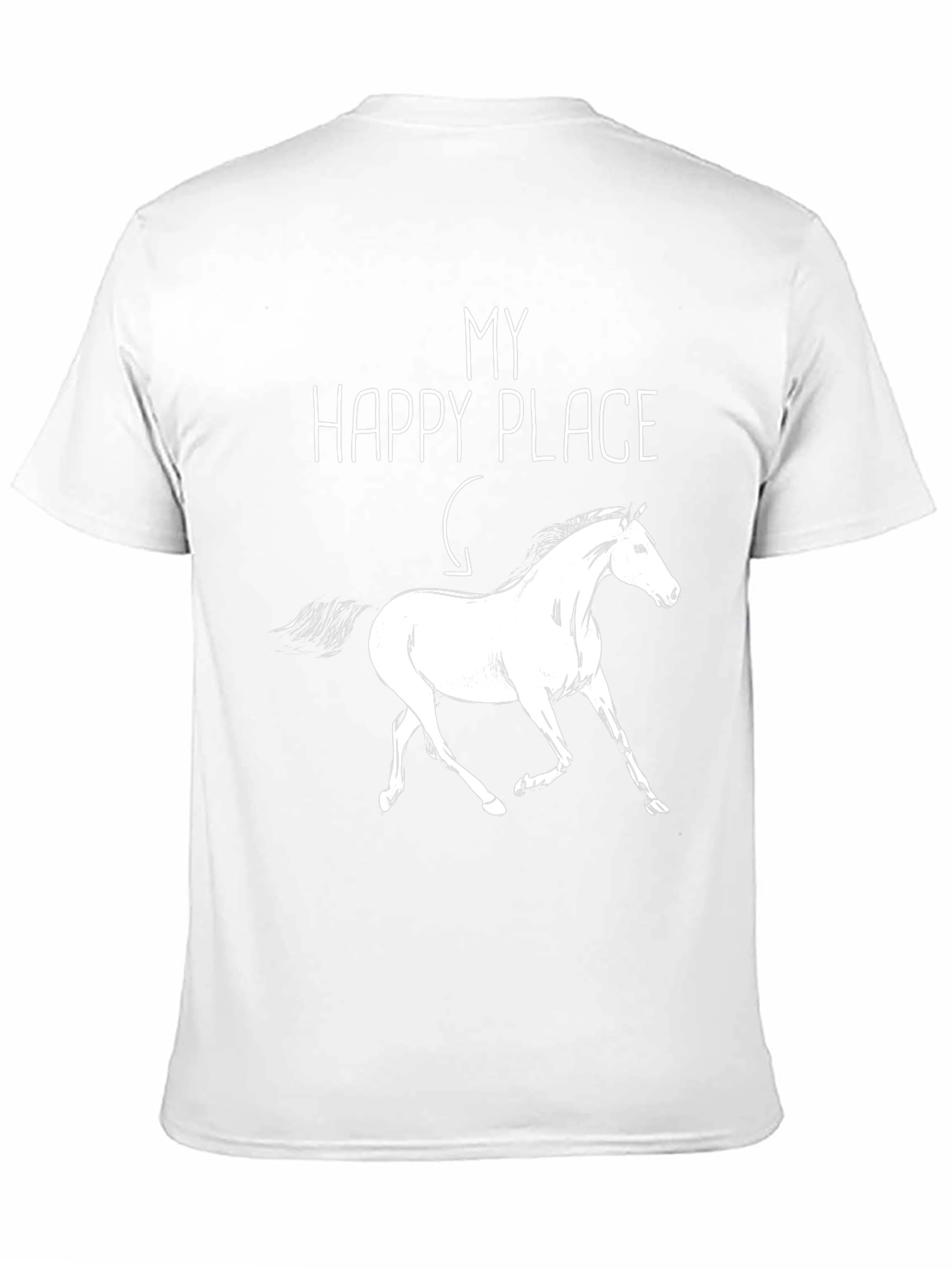 My Happy Place Horse Graphic T-Shirt