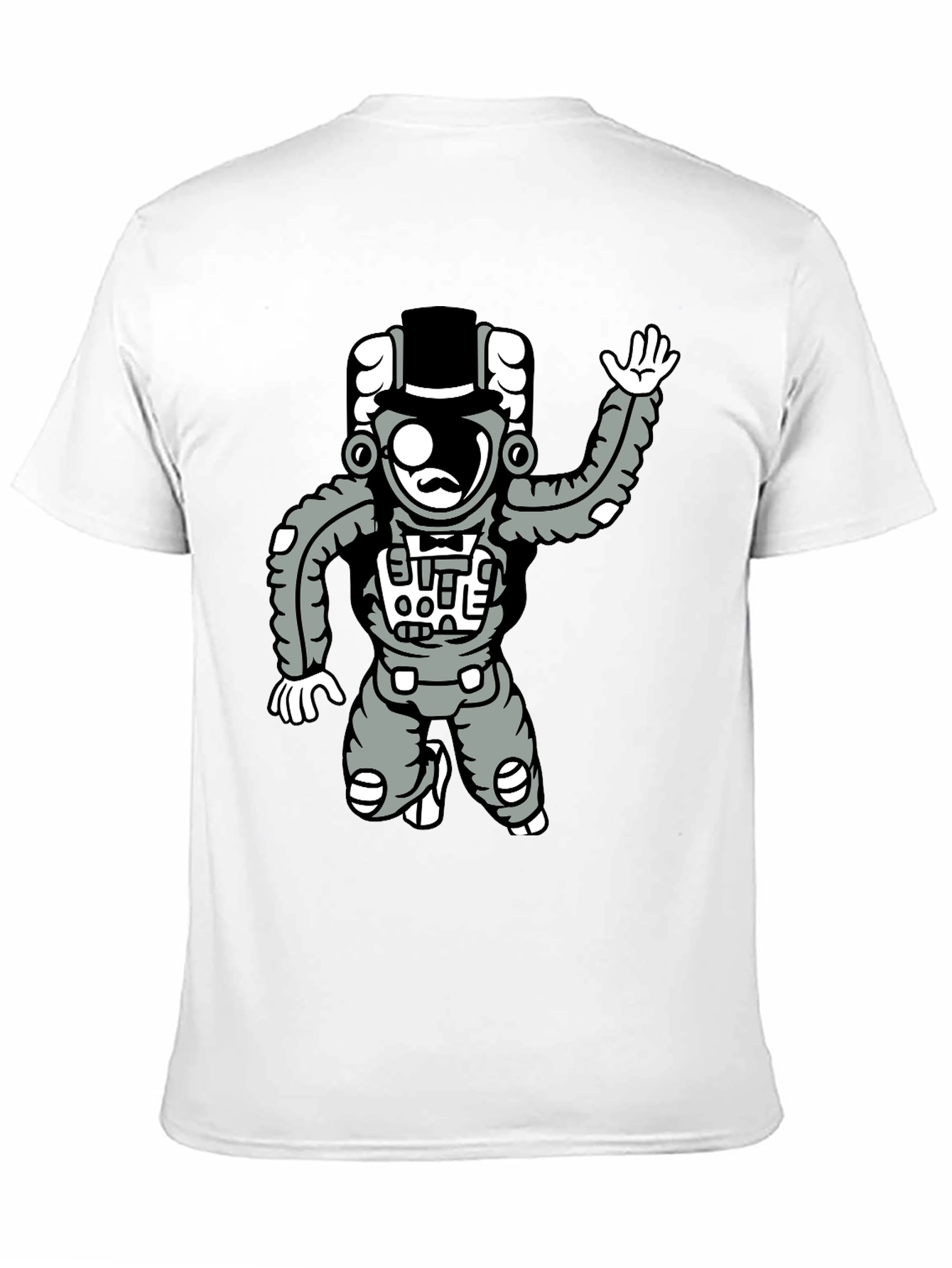 Astronaut Graphic Tee - Unique Cartoon Design